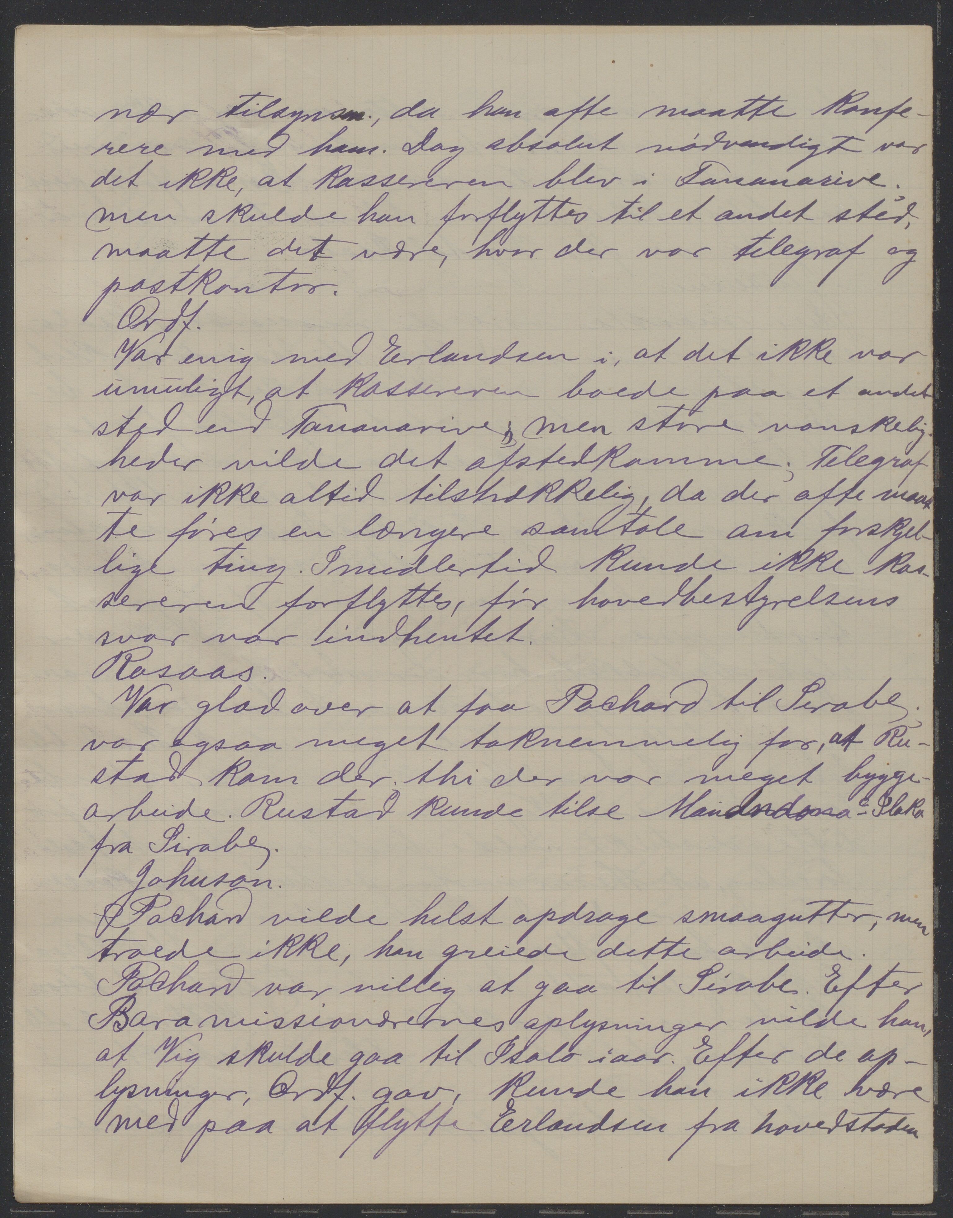 Det Norske Misjonsselskap - hovedadministrasjonen, VID/MA-A-1045/D/Da/Daa/L0043/0009: Konferansereferat og årsberetninger / Konferansereferat fra Madagaskar Innland, del I., 1900