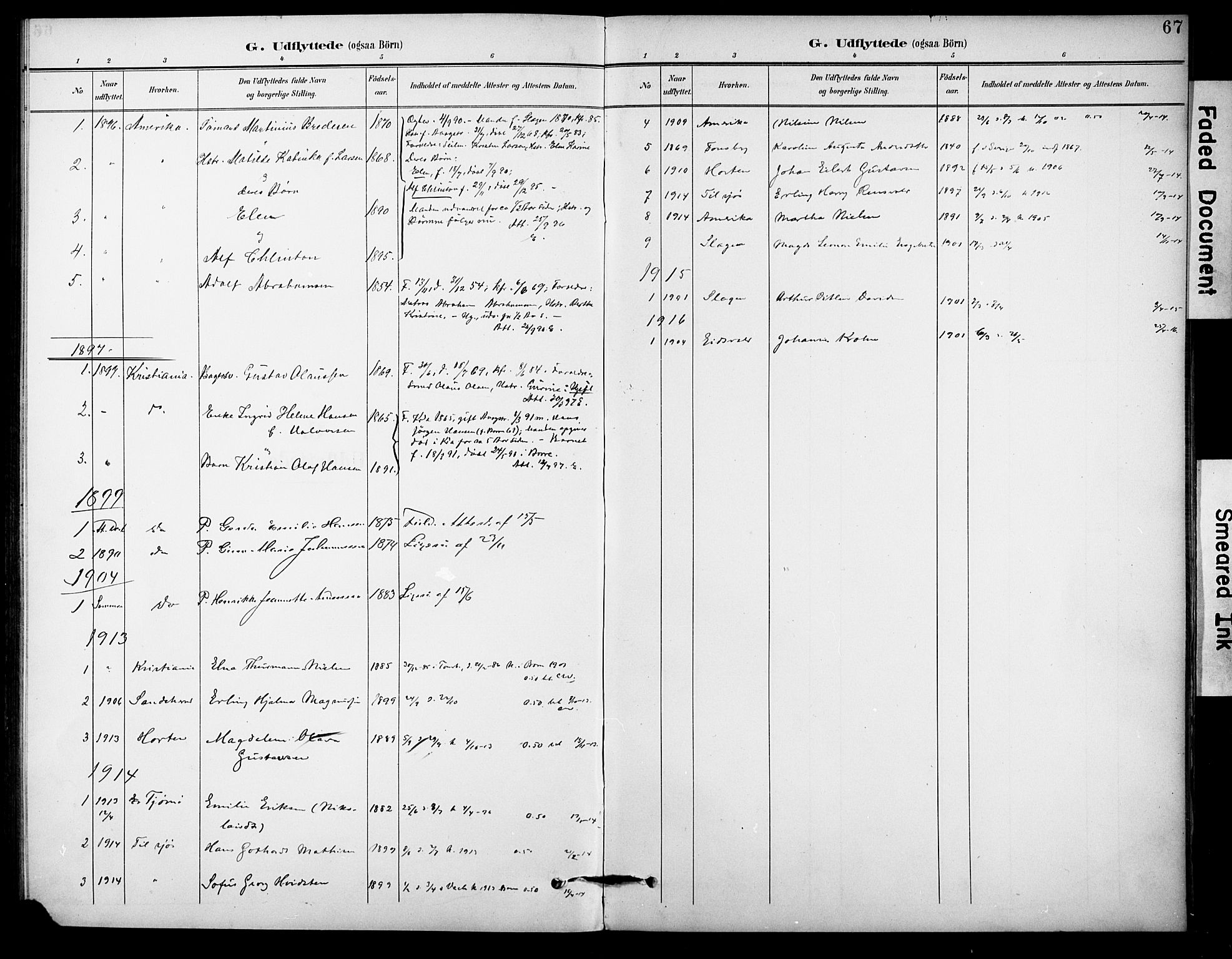 Borre kirkebøker, SAKO/A-338/F/Fb/L0002: Parish register (official) no. II 2, 1893-1905, p. 67