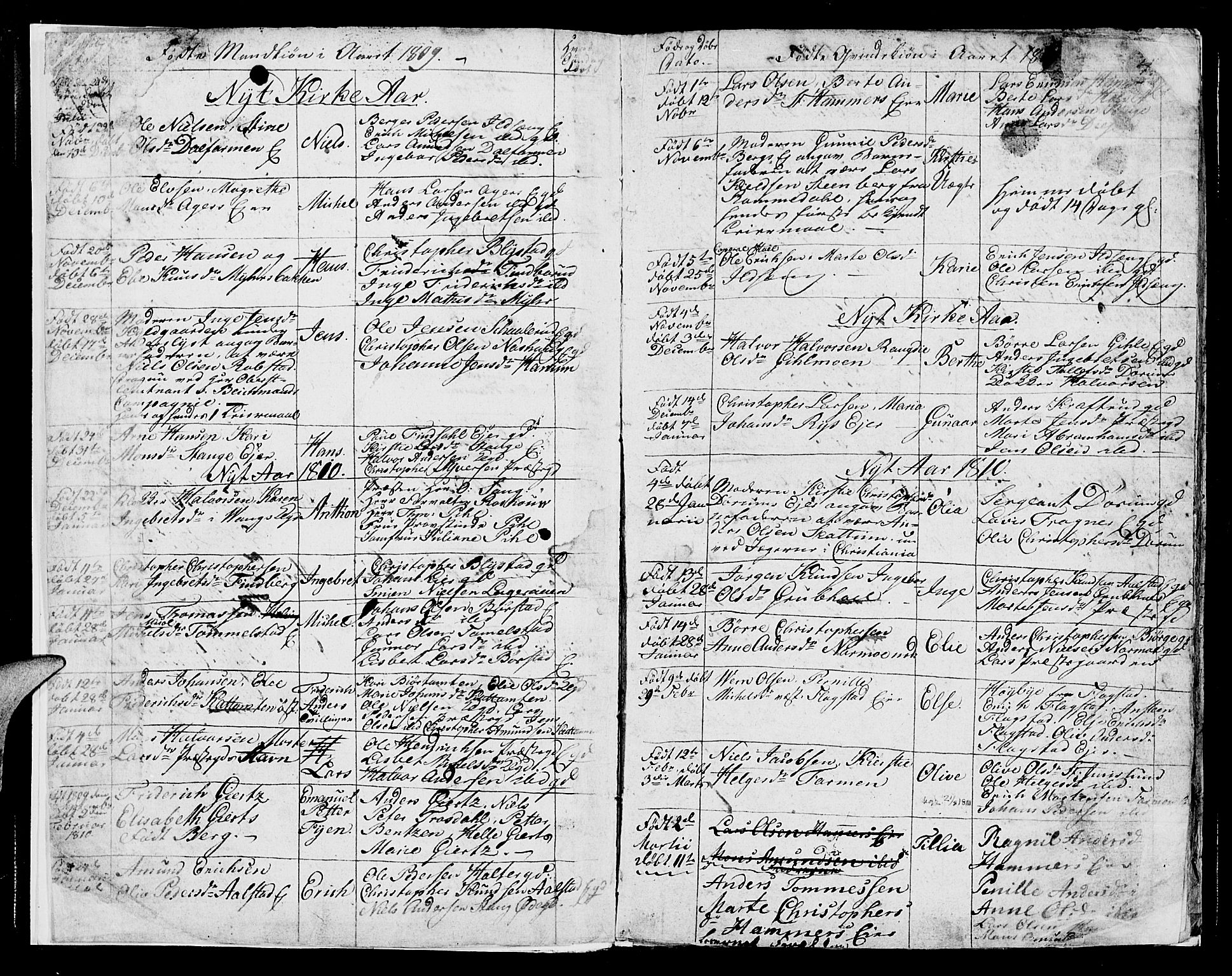 Vang prestekontor, Hedmark, SAH/PREST-008/H/Ha/Hab/L0003: Parish register (copy) no. 3, 1808-1819, p. 4