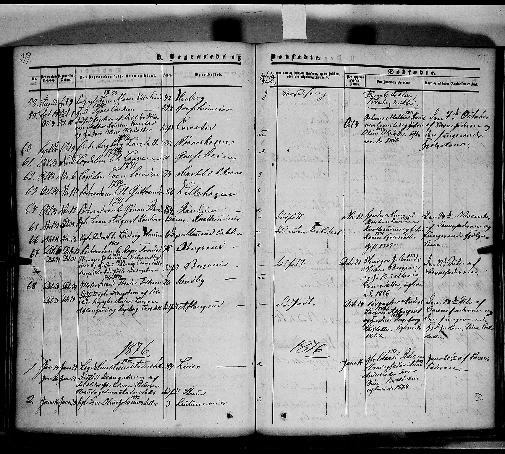 Nes prestekontor, Hedmark, SAH/PREST-020/K/Ka/L0004: Parish register (official) no. 4, 1852-1886, p. 379
