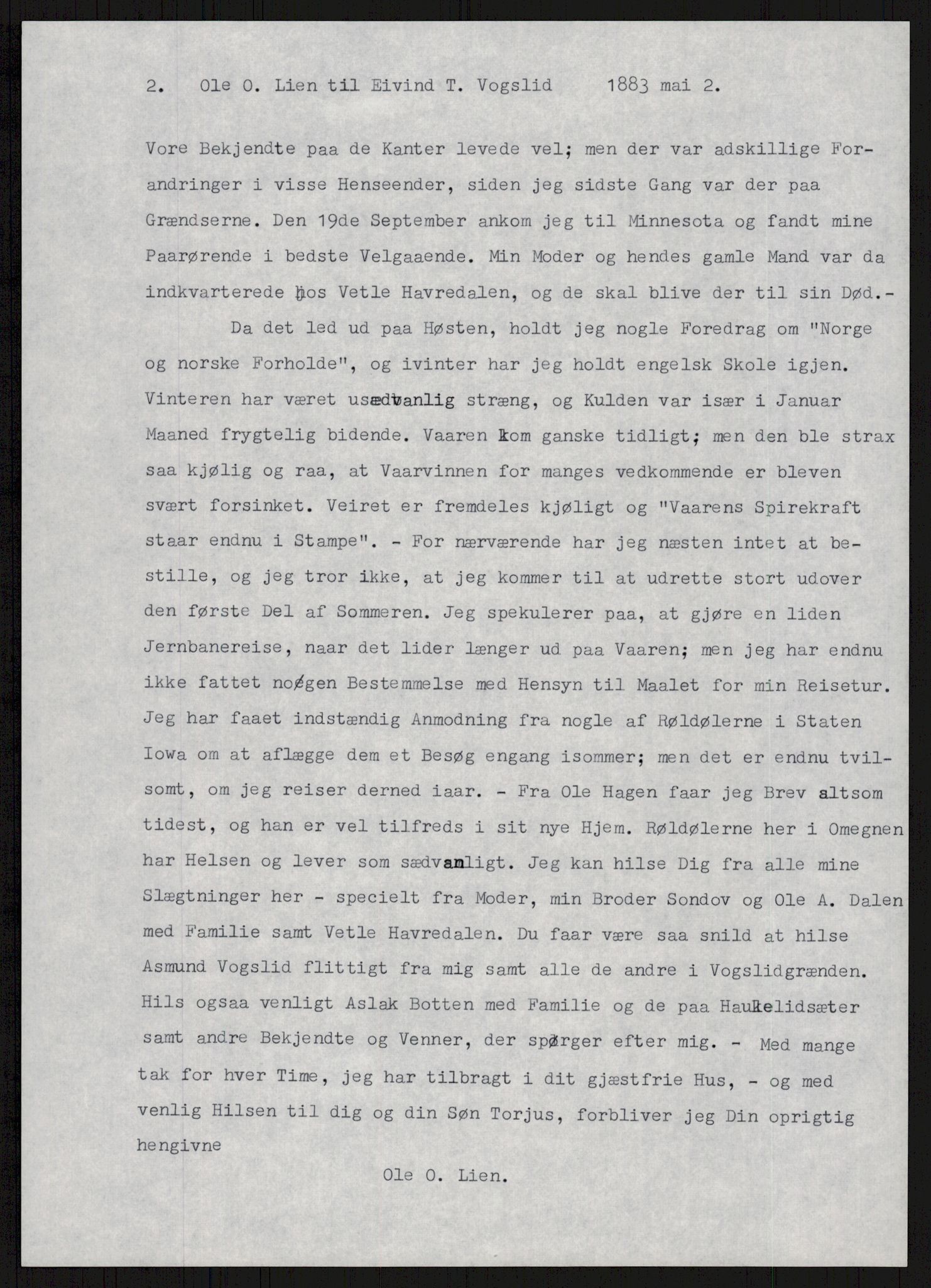 Samlinger til kildeutgivelse, Amerikabrevene, AV/RA-EA-4057/F/L0024: Innlån fra Telemark: Gunleiksrud - Willard, 1838-1914, p. 784