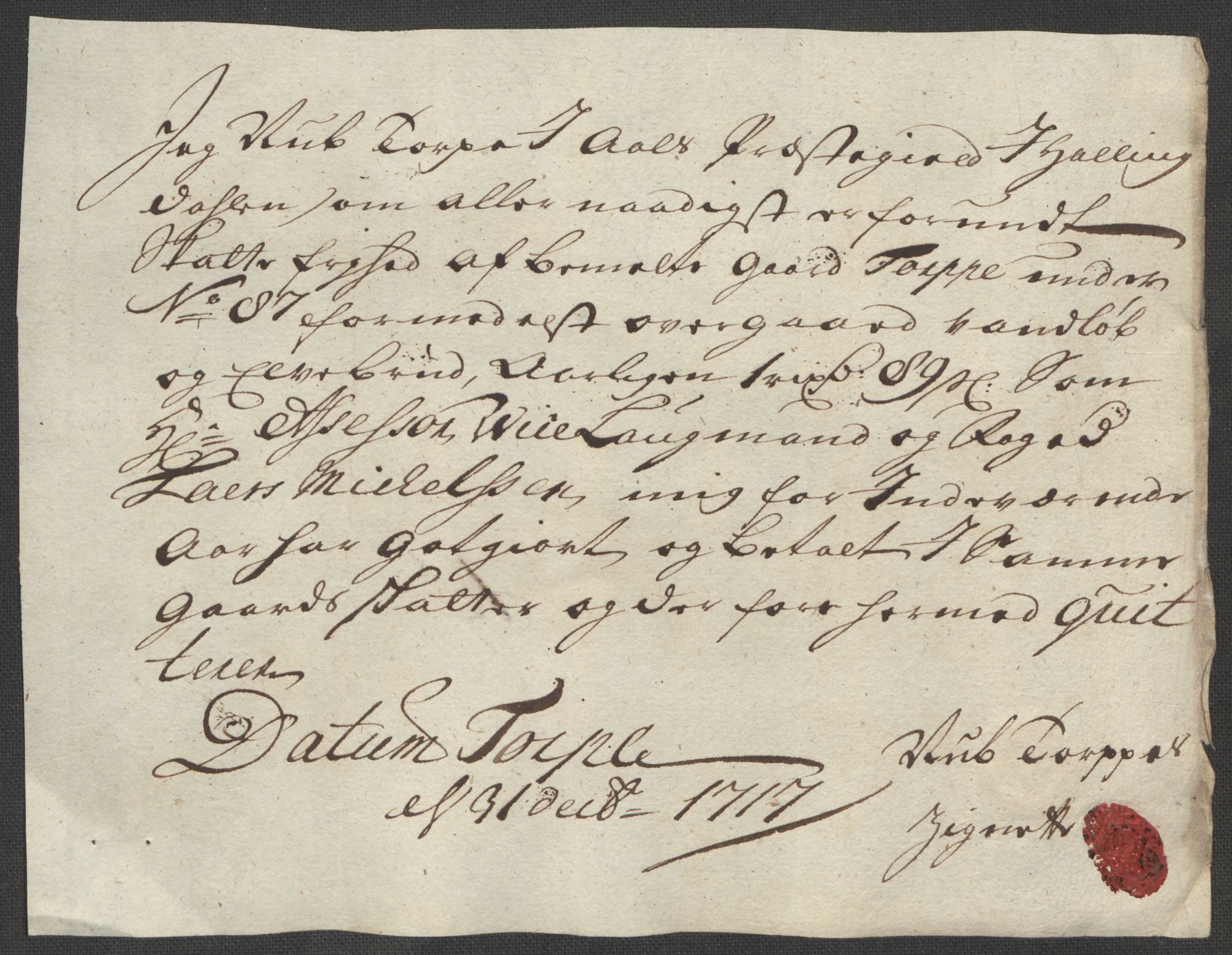 Rentekammeret inntil 1814, Reviderte regnskaper, Fogderegnskap, RA/EA-4092/R23/L1475: Fogderegnskap Ringerike og Hallingdal, 1717, p. 320