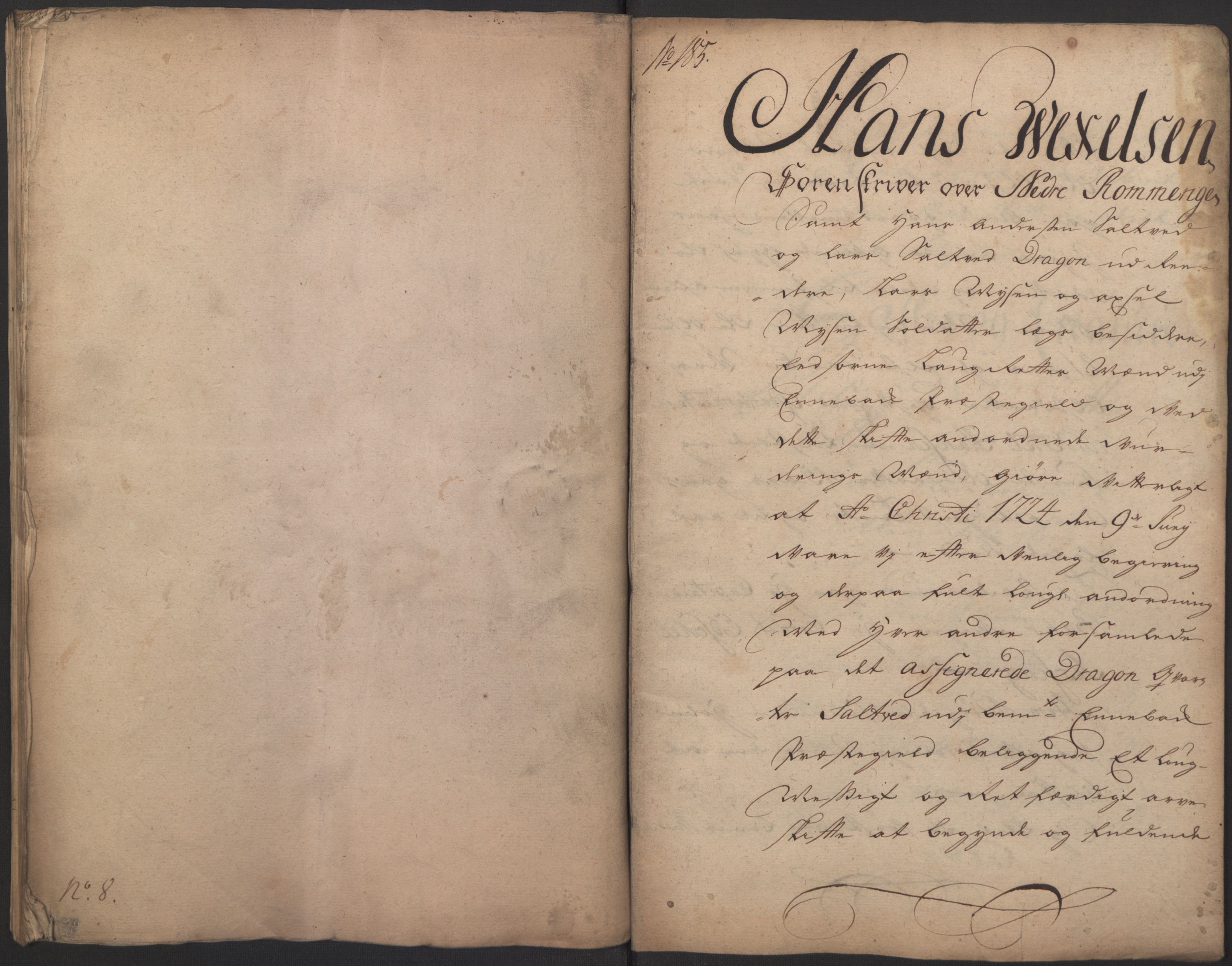 Forsvaret, Generalauditøren, AV/RA-RAFA-1772/F/Fj/Fjb/L0004: Skifter nr. 160 - 194 (1723, 1724), 1723-1724, p. 438