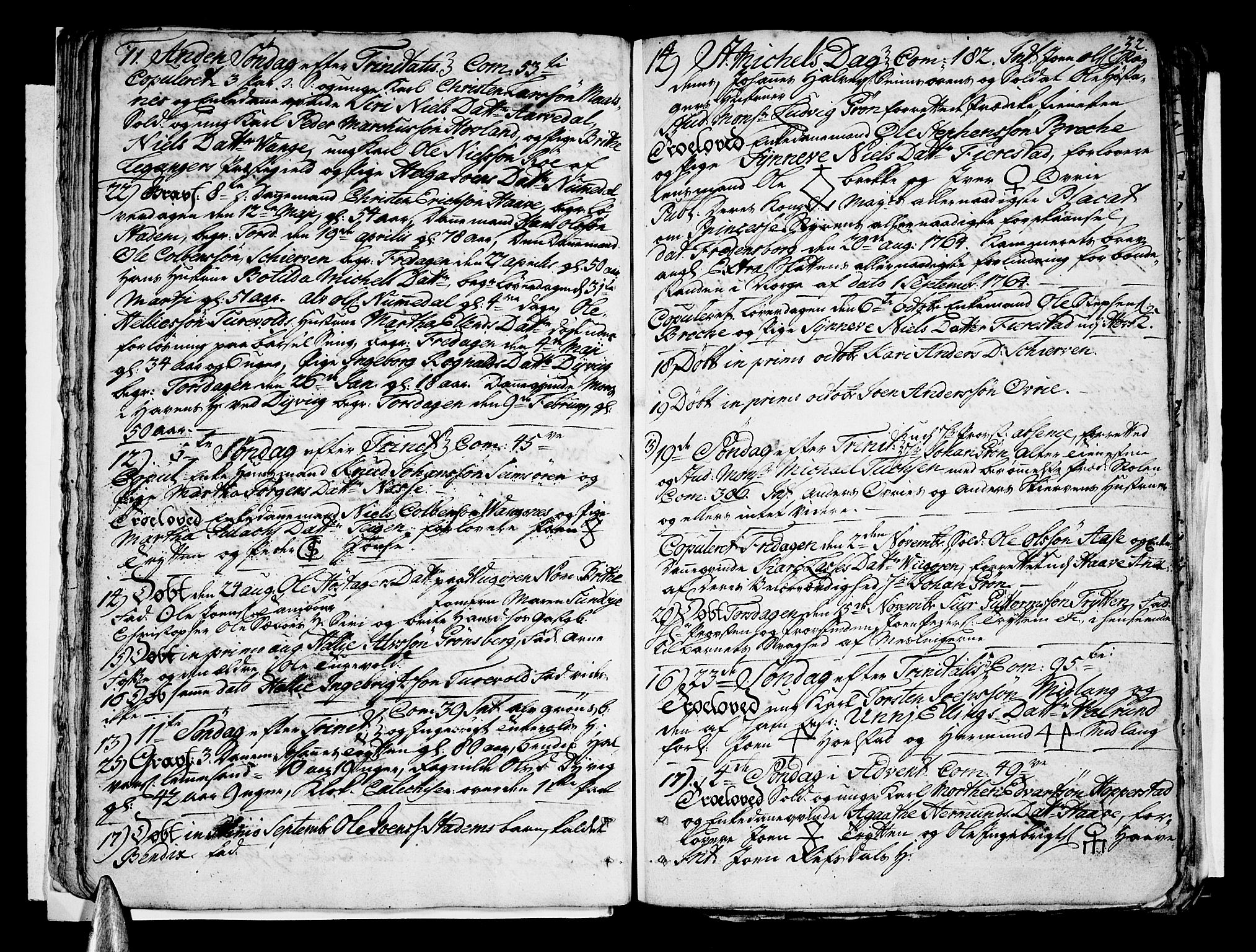 Vik sokneprestembete, AV/SAB-A-81501/H/Haa/Haaa/L0003: Parish register (official) no. A 3 / 1, 1755-1771, p. 32