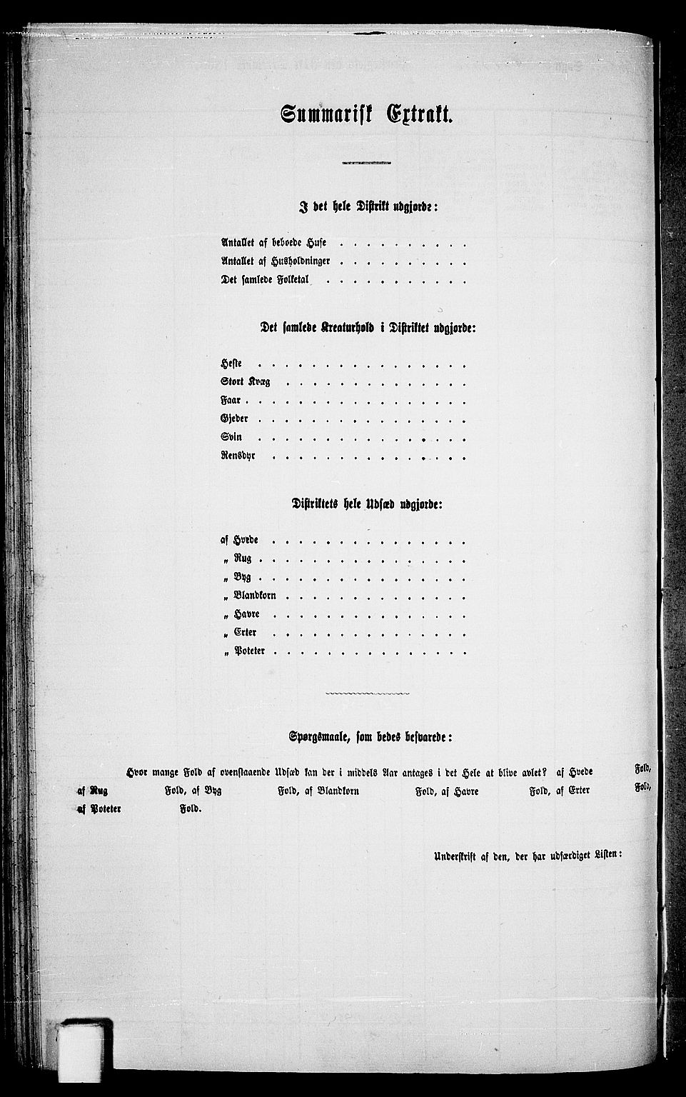 RA, 1865 census for Holum, 1865, p. 100