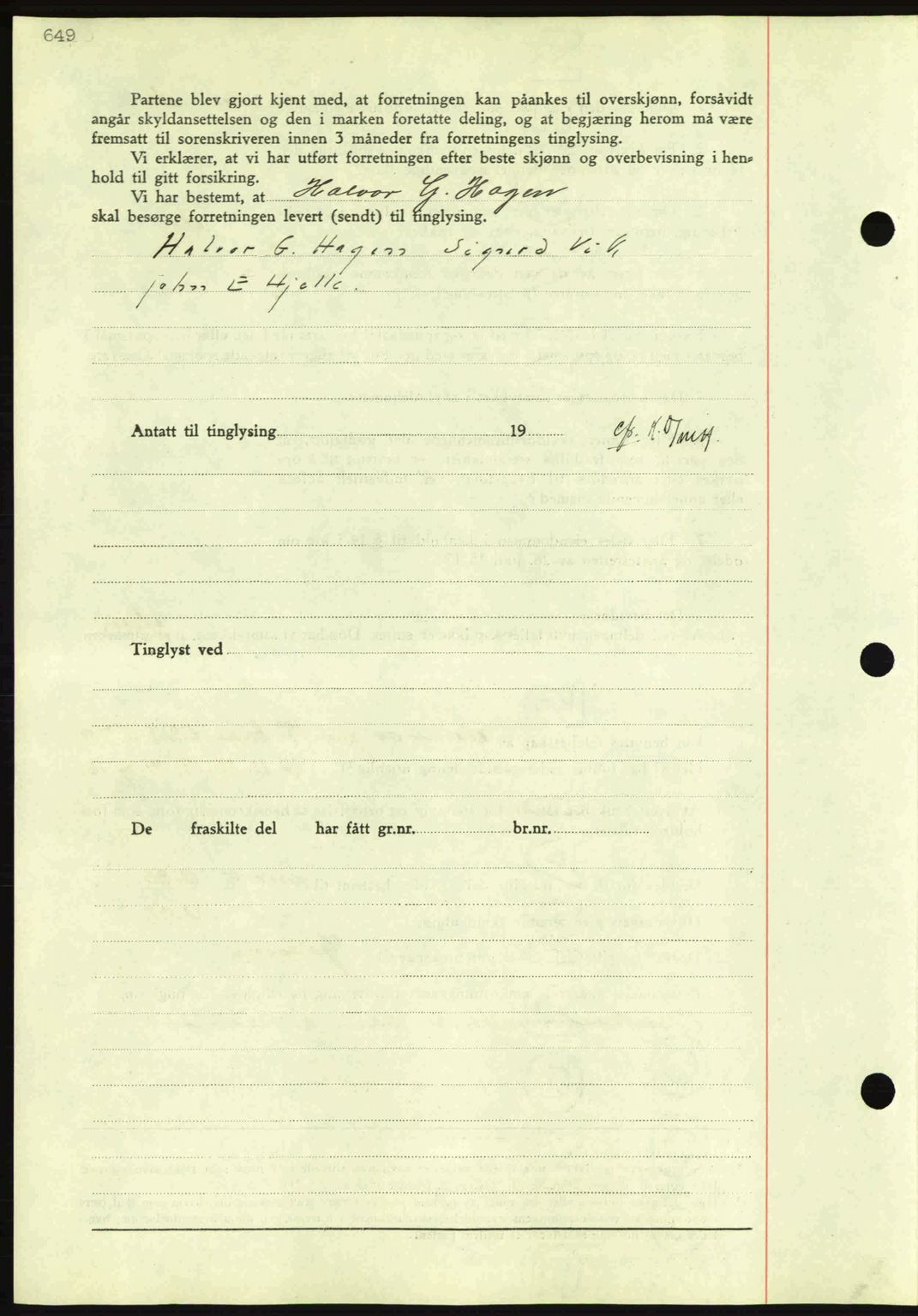 Nordmøre sorenskriveri, AV/SAT-A-4132/1/2/2Ca: Mortgage book no. A80, 1936-1937, Diary no: : 24/1937