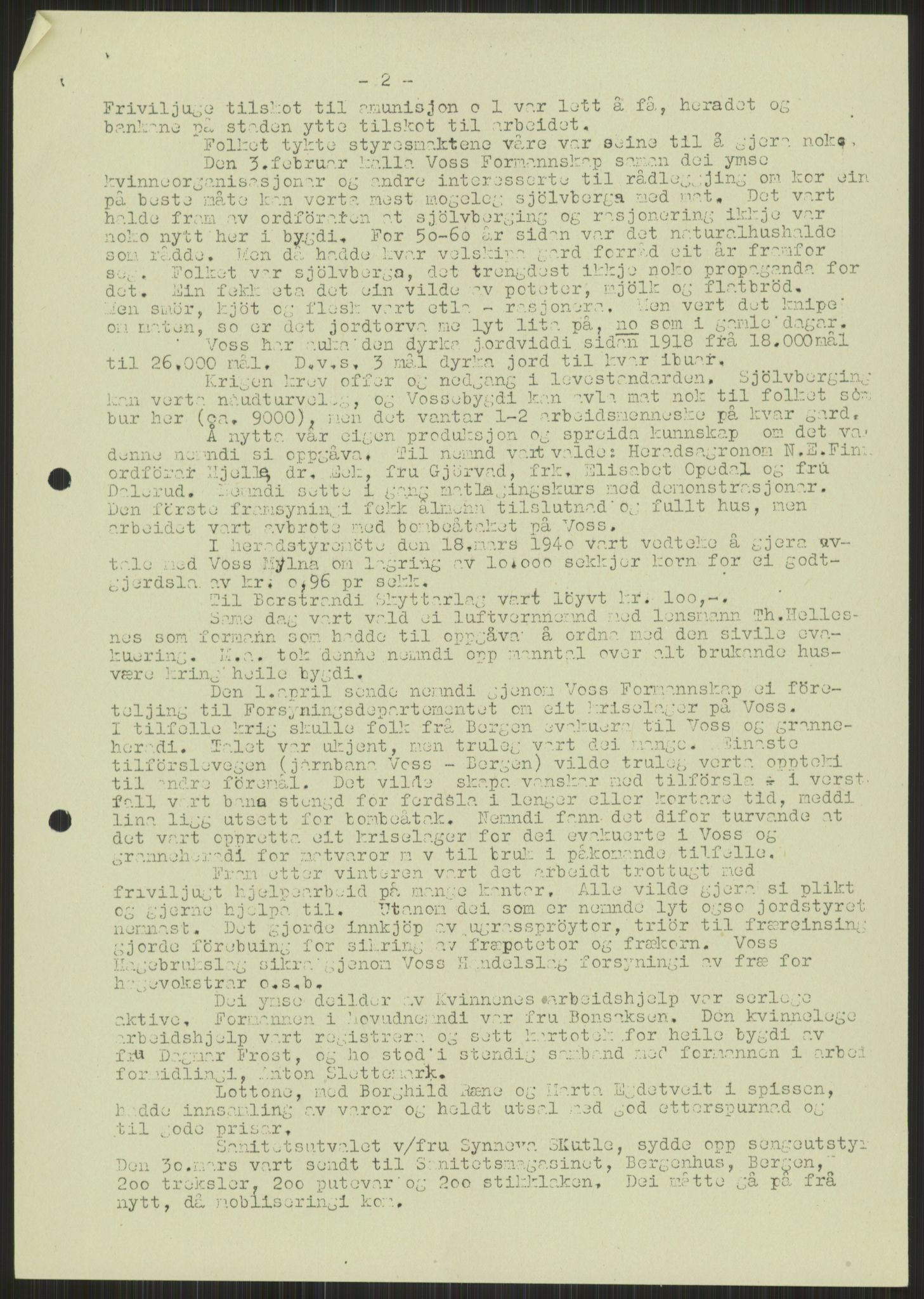 Forsvaret, Forsvarets krigshistoriske avdeling, AV/RA-RAFA-2017/Y/Ya/L0015: II-C-11-31 - Fylkesmenn.  Rapporter om krigsbegivenhetene 1940., 1940, p. 459