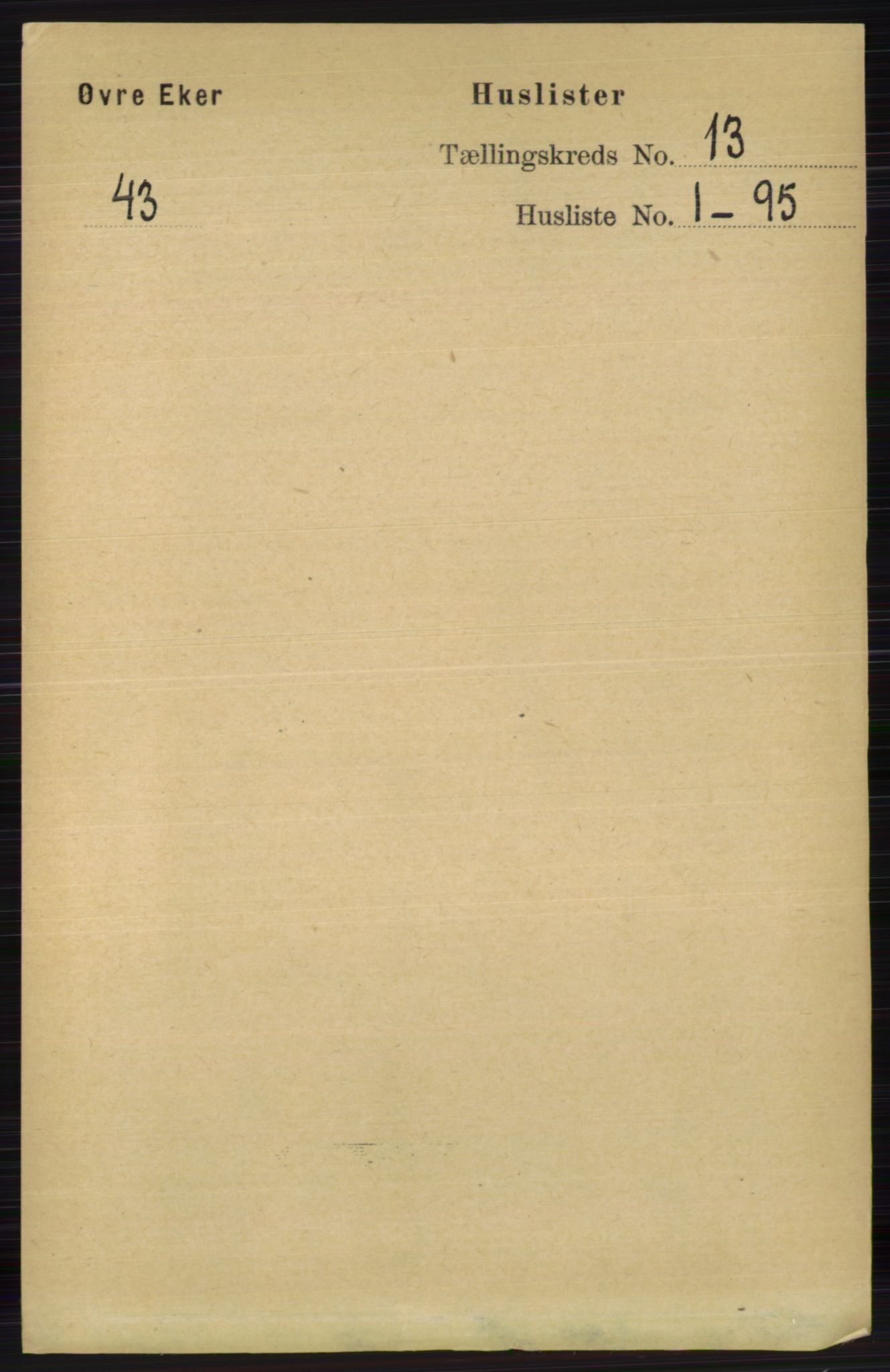 RA, 1891 census for 0624 Øvre Eiker, 1891, p. 5779