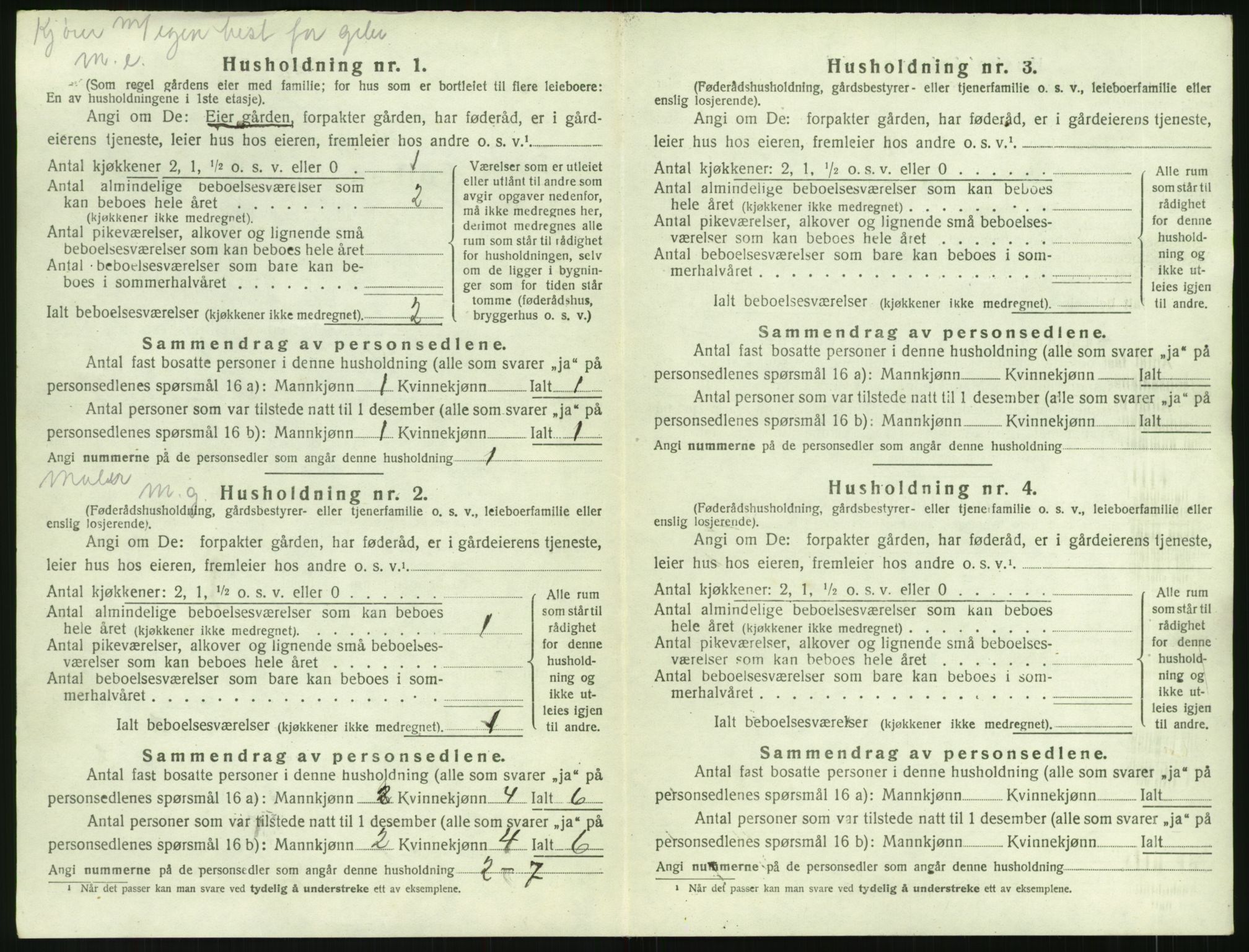 SAK, 1920 census for Åmli, 1920, p. 148