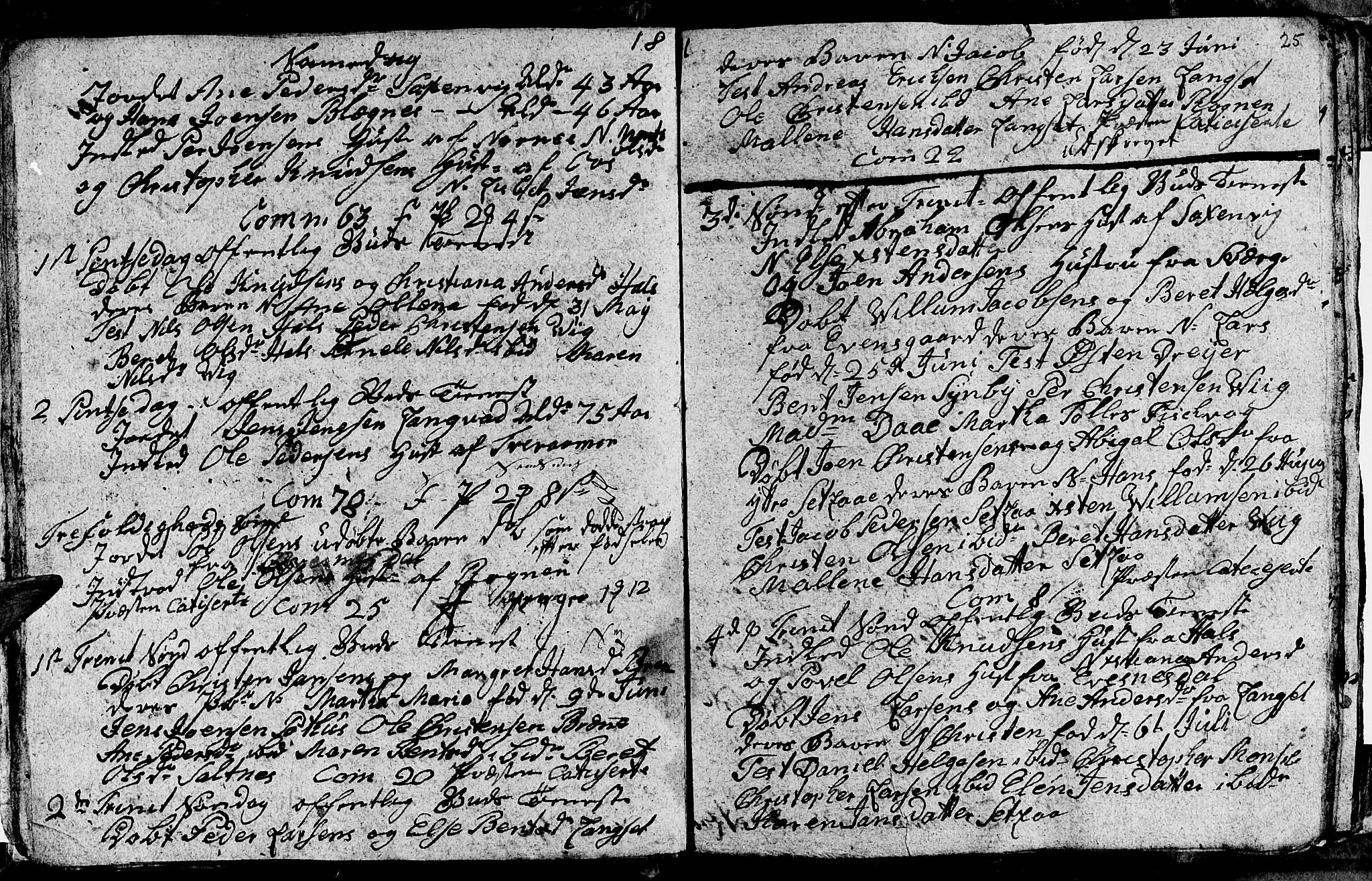 Ministerialprotokoller, klokkerbøker og fødselsregistre - Nordland, SAT/A-1459/847/L0675: Parish register (copy) no. 847C03, 1808-1820, p. 25