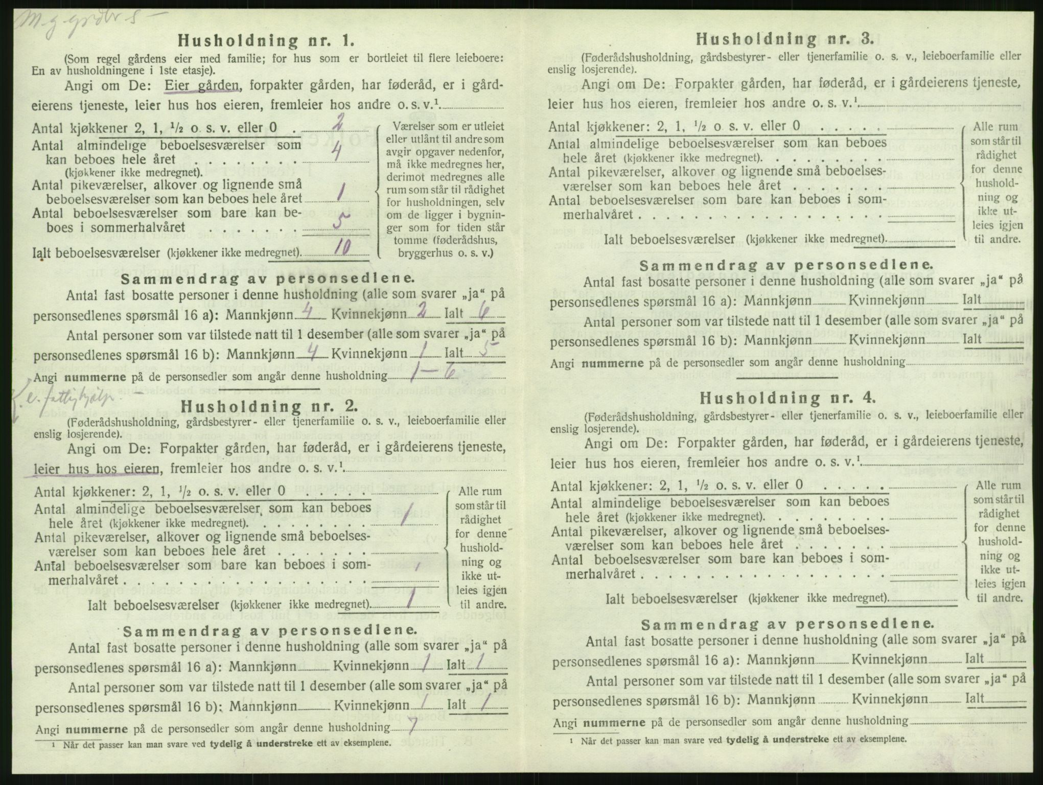 SAT, 1920 census for Hemnes, 1920, p. 1283