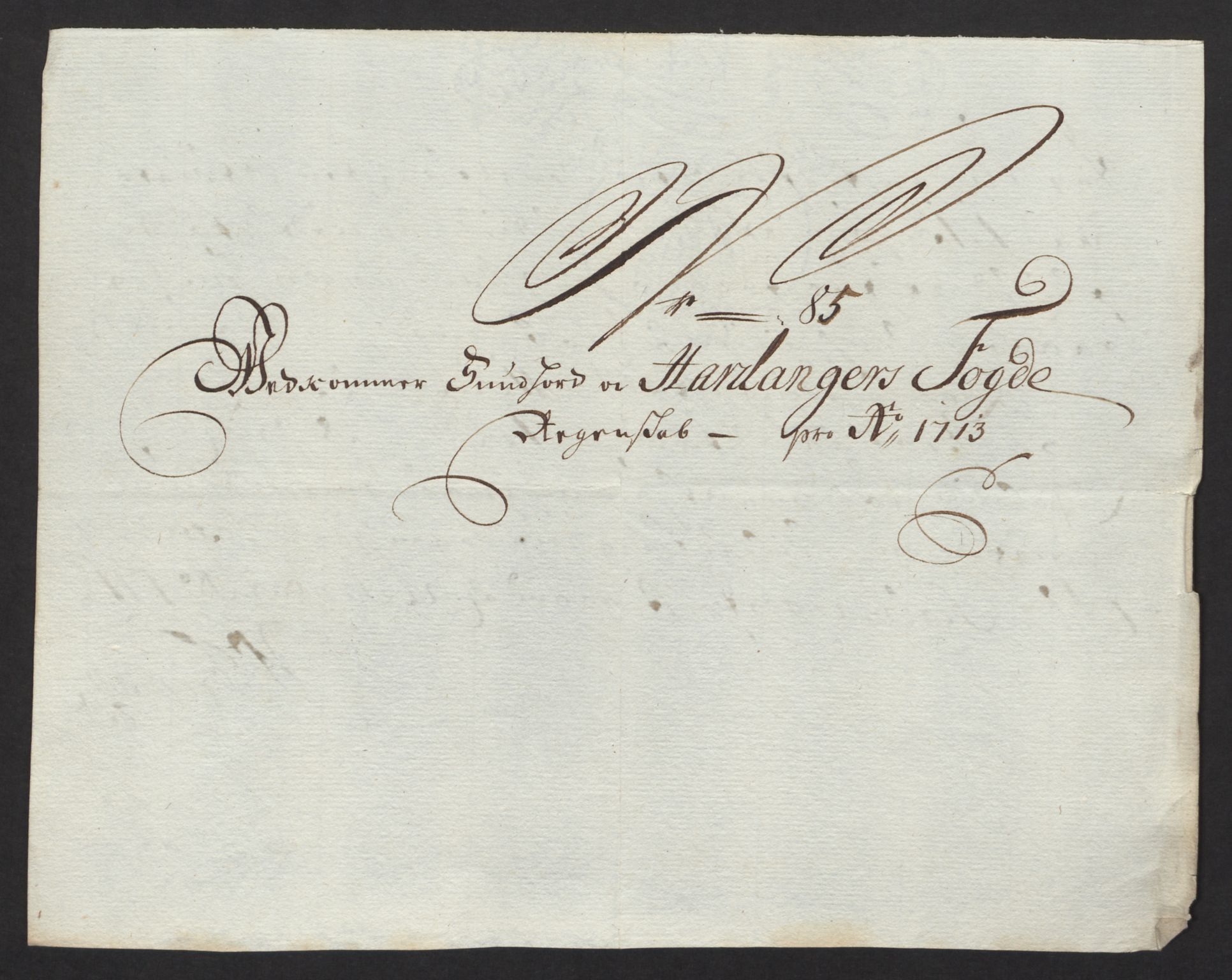 Rentekammeret inntil 1814, Reviderte regnskaper, Fogderegnskap, AV/RA-EA-4092/R48/L2989: Fogderegnskap Sunnhordland og Hardanger, 1713, p. 426