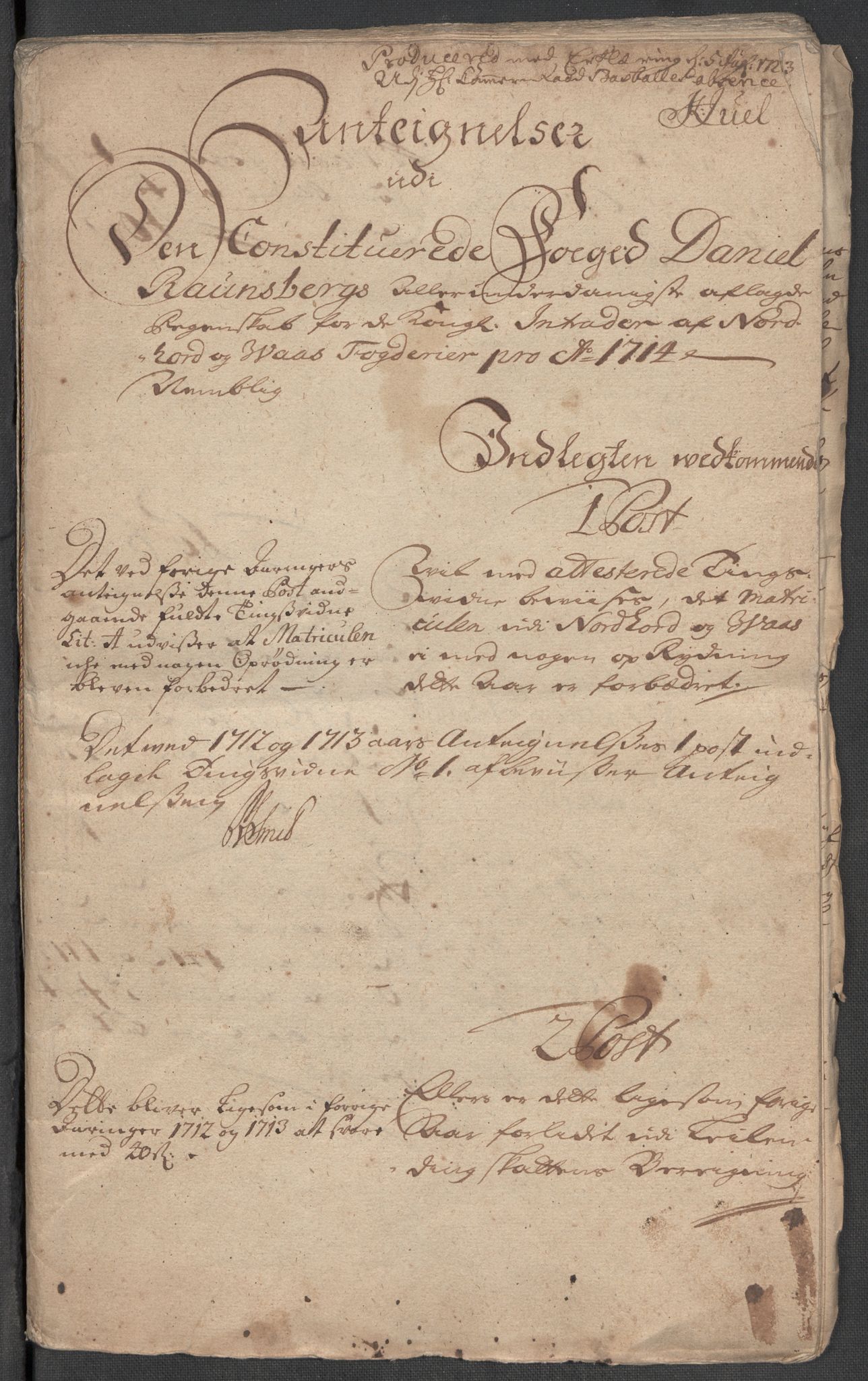 Rentekammeret inntil 1814, Reviderte regnskaper, Fogderegnskap, RA/EA-4092/R51/L3197: Fogderegnskap Nordhordland og Voss, 1714, p. 411