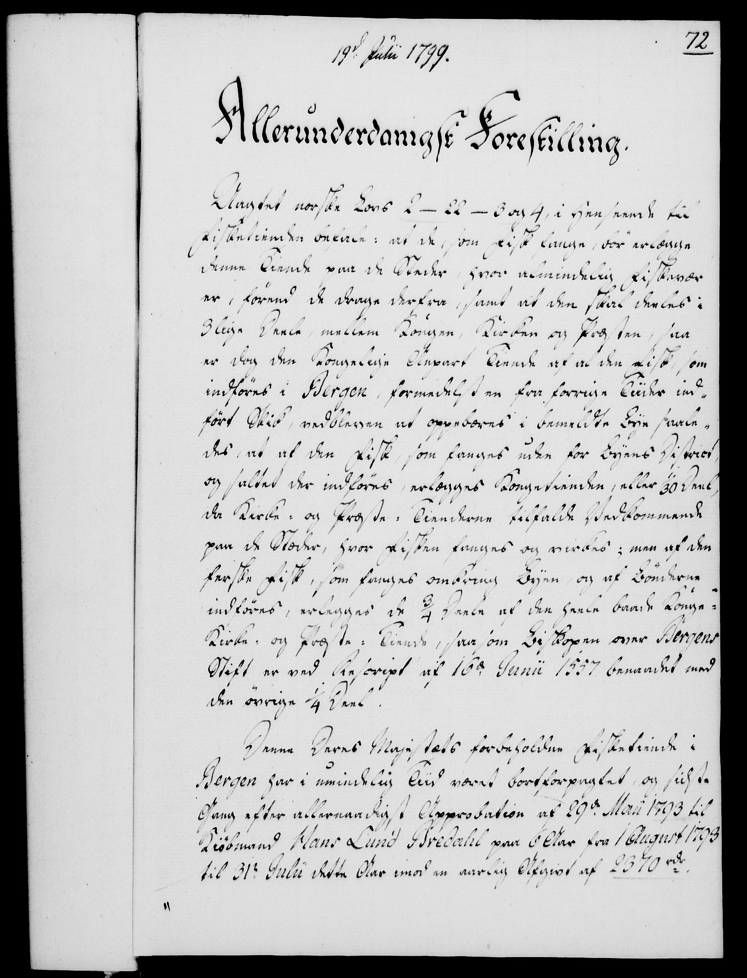 Rentekammeret, Kammerkanselliet, RA/EA-3111/G/Gf/Gfa/L0081: Norsk relasjons- og resolusjonsprotokoll (merket RK 52.81), 1799, p. 451