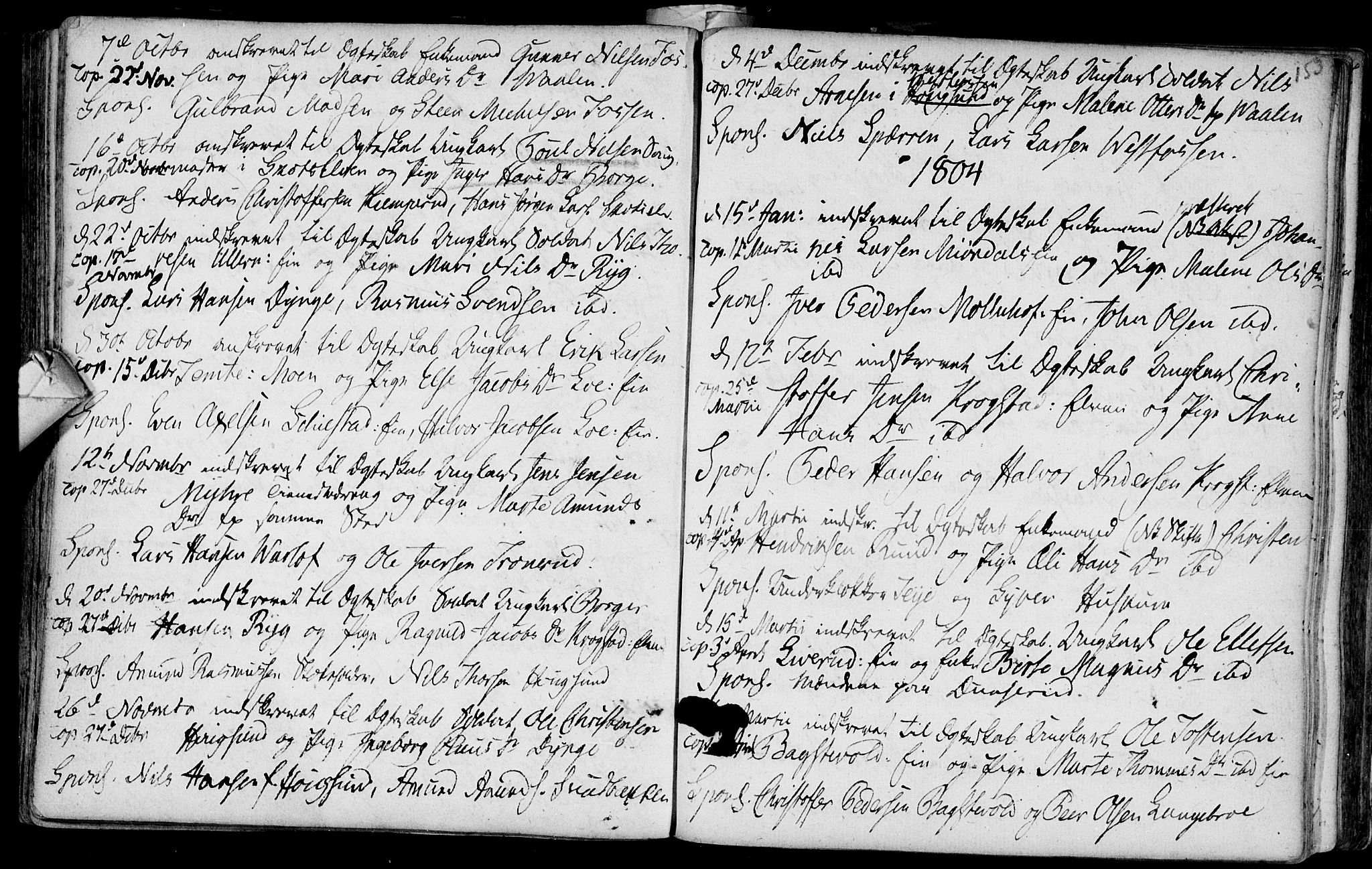 Eiker kirkebøker, AV/SAKO-A-4/F/Fa/L0007: Parish register (official) no. I 7 /1, 1733-1808, p. 153