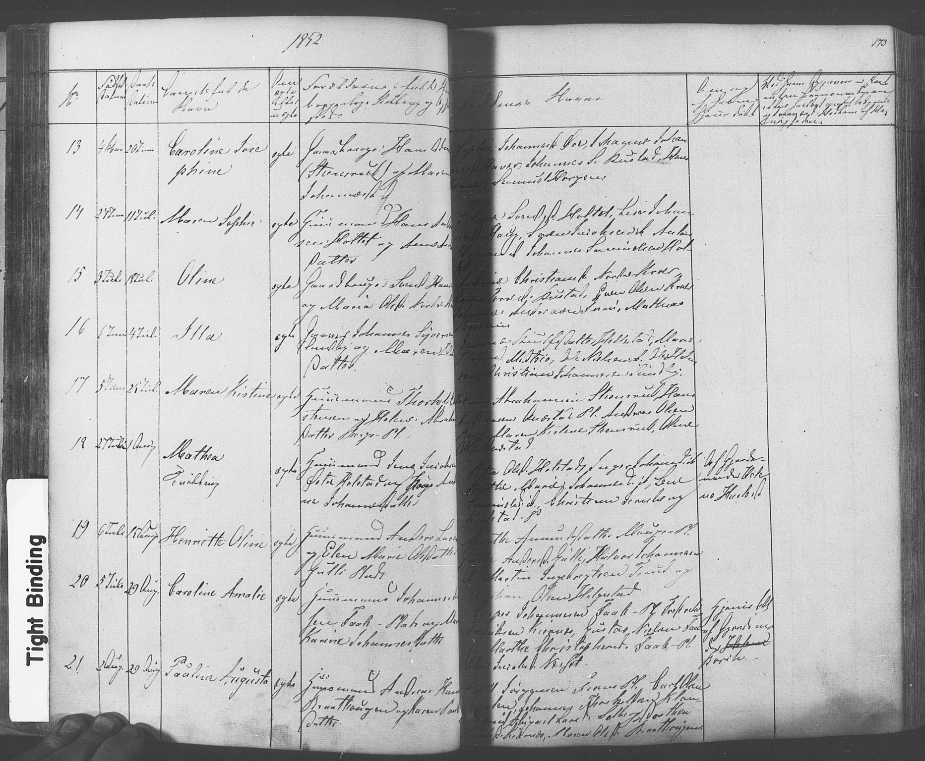 Ås prestekontor Kirkebøker, SAO/A-10894/F/Fa/L0006: Parish register (official) no. I 6, 1841-1853, p. 172-173