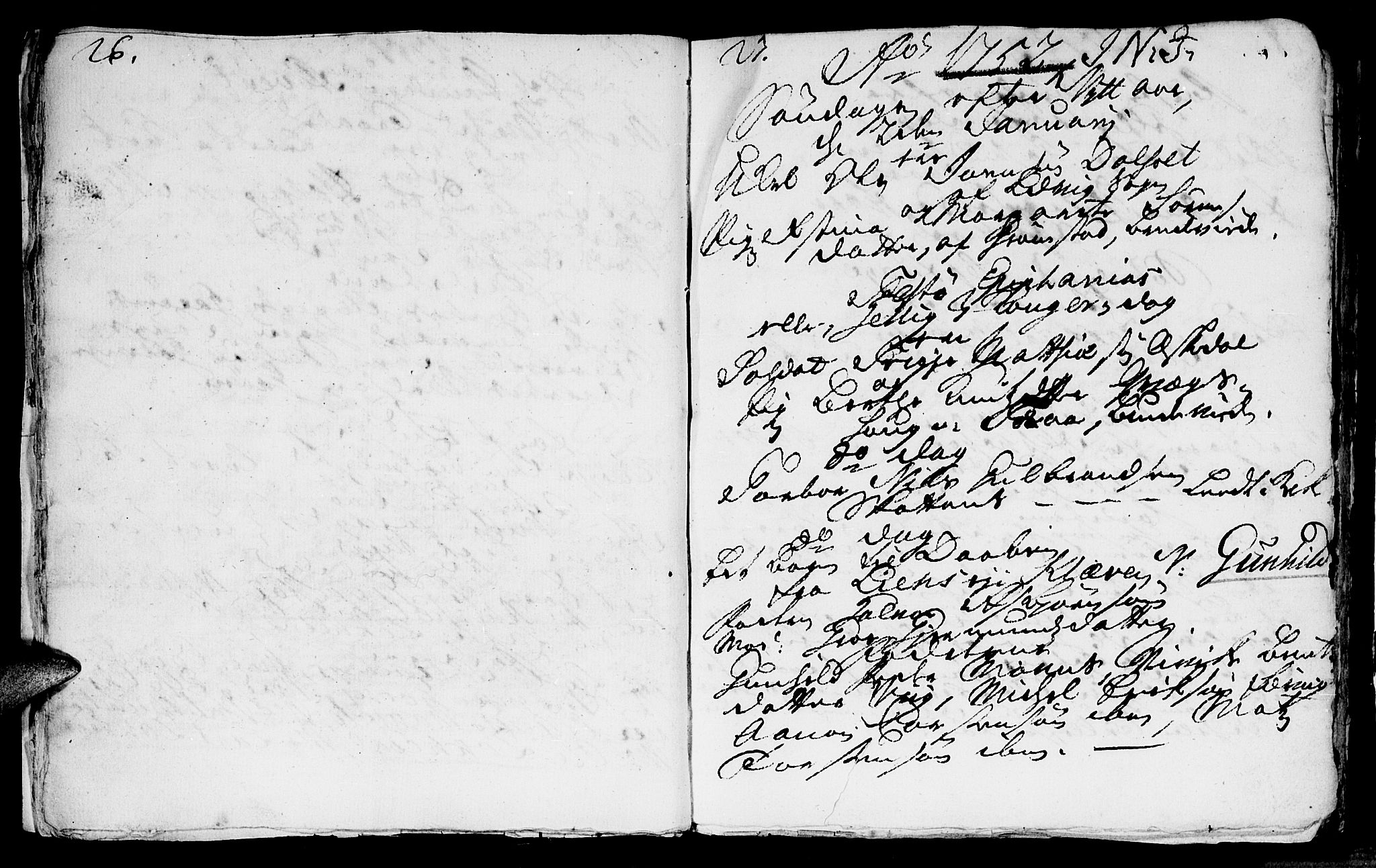 Fjære sokneprestkontor, AV/SAK-1111-0011/F/Fb/L0002: Parish register (copy) no. B 2, 1751-1756, p. 26-27