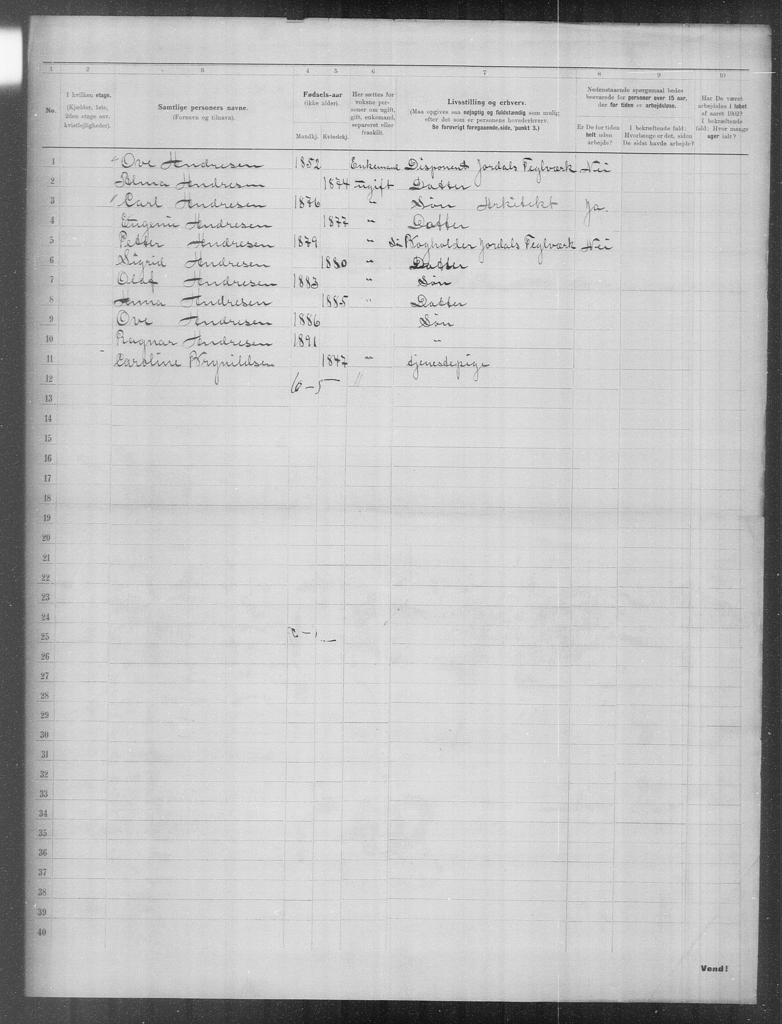 OBA, Municipal Census 1902 for Kristiania, 1902, p. 24107