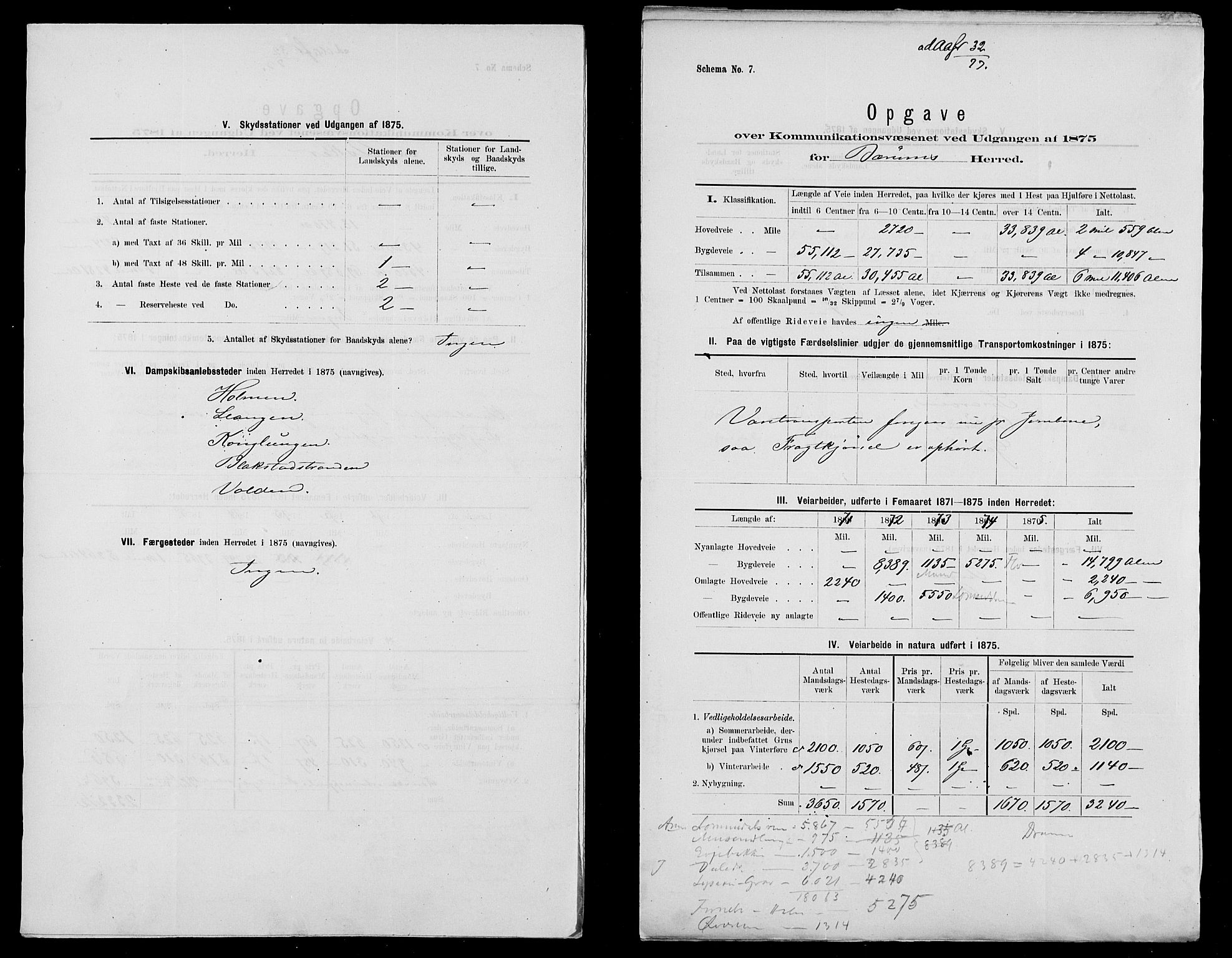 Statistisk sentralbyrå, Næringsøkonomiske emner, Generelt - Amtmennenes femårsberetninger, AV/RA-S-2233/F/Fa/L0040: --, 1871-1875, p. 13
