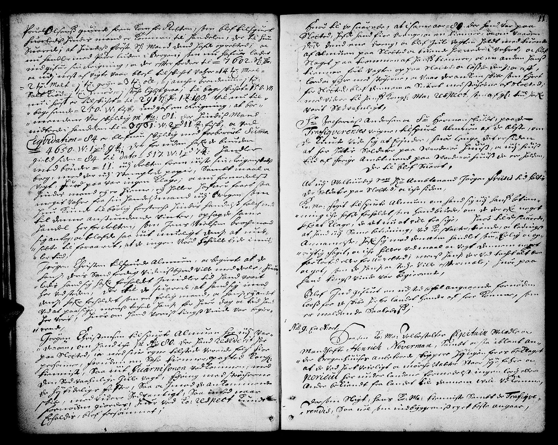 Finnmark sorenskriveri, AV/SATØ-S-0053/F/Fa/L0021: Justisprotokoller, 1685-1688, p. 10b-11a