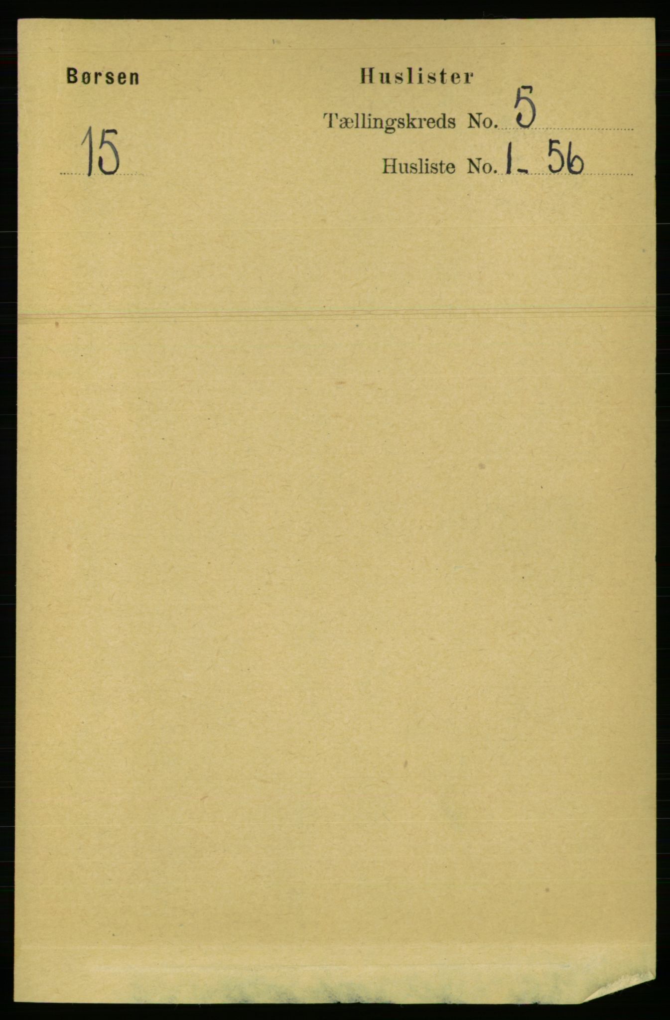 RA, 1891 census for 1658 Børsa, 1891, p. 1915