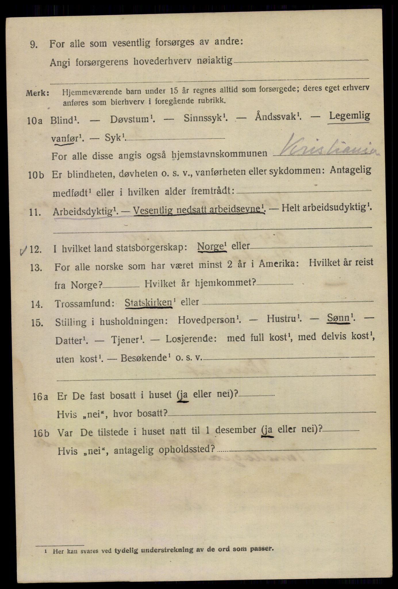 SAO, 1920 census for Kristiania, 1920, p. 434876