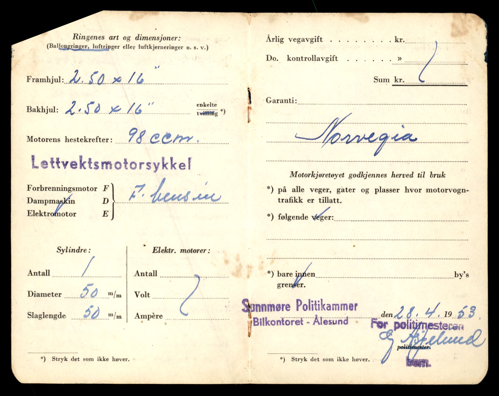 Møre og Romsdal vegkontor - Ålesund trafikkstasjon, AV/SAT-A-4099/F/Fe/L0028: Registreringskort for kjøretøy T 11290 - T 11429, 1927-1998, p. 2222