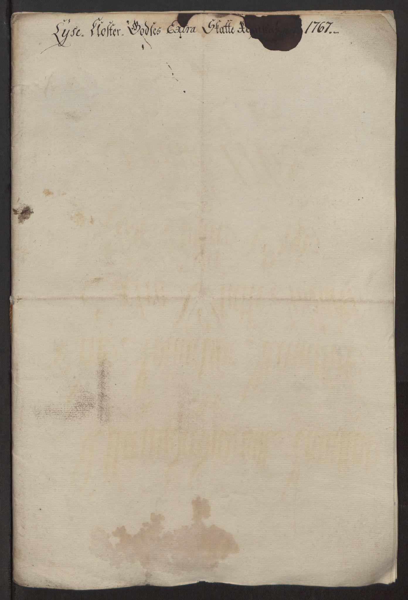 Rentekammeret inntil 1814, Reviderte regnskaper, Fogderegnskap, AV/RA-EA-4092/R50/L3180: Ekstraskatten Lyse kloster, 1762-1783, p. 170