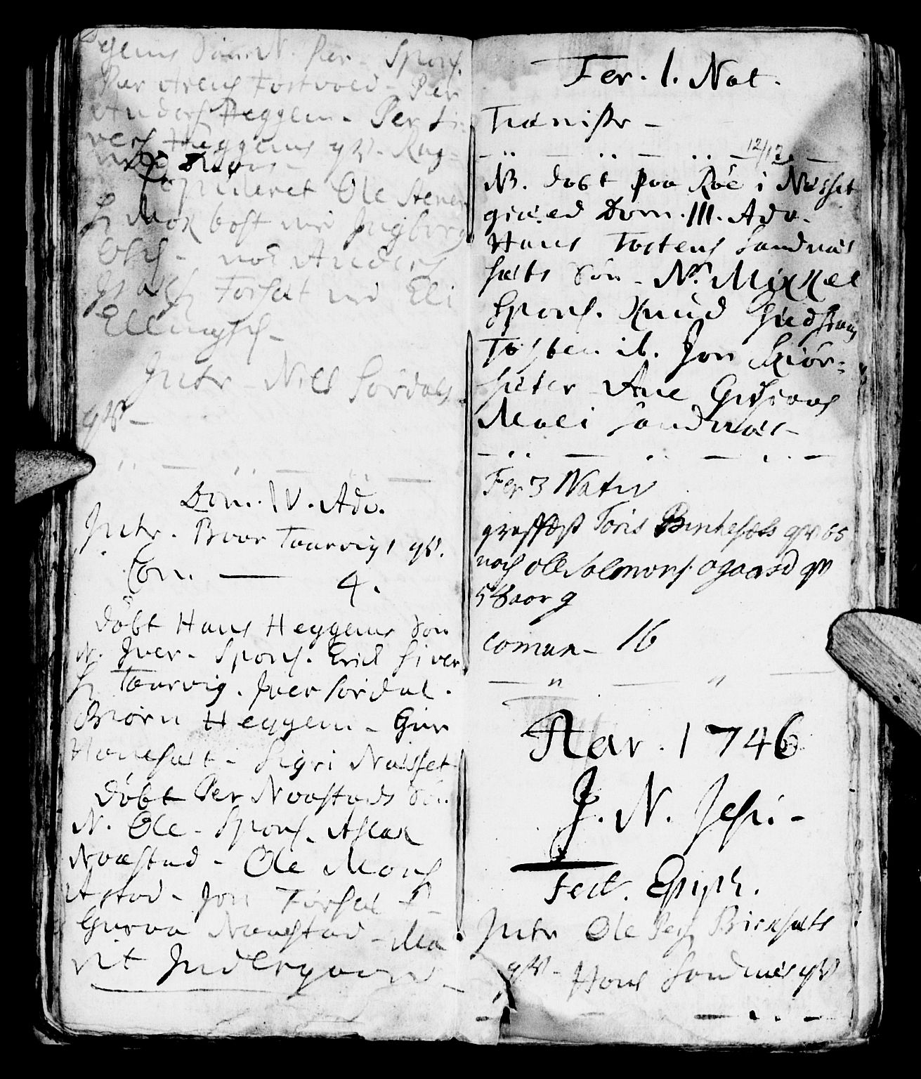 Ministerialprotokoller, klokkerbøker og fødselsregistre - Møre og Romsdal, AV/SAT-A-1454/584/L0964: Parish register (official) no. 584A04, 1732-1754