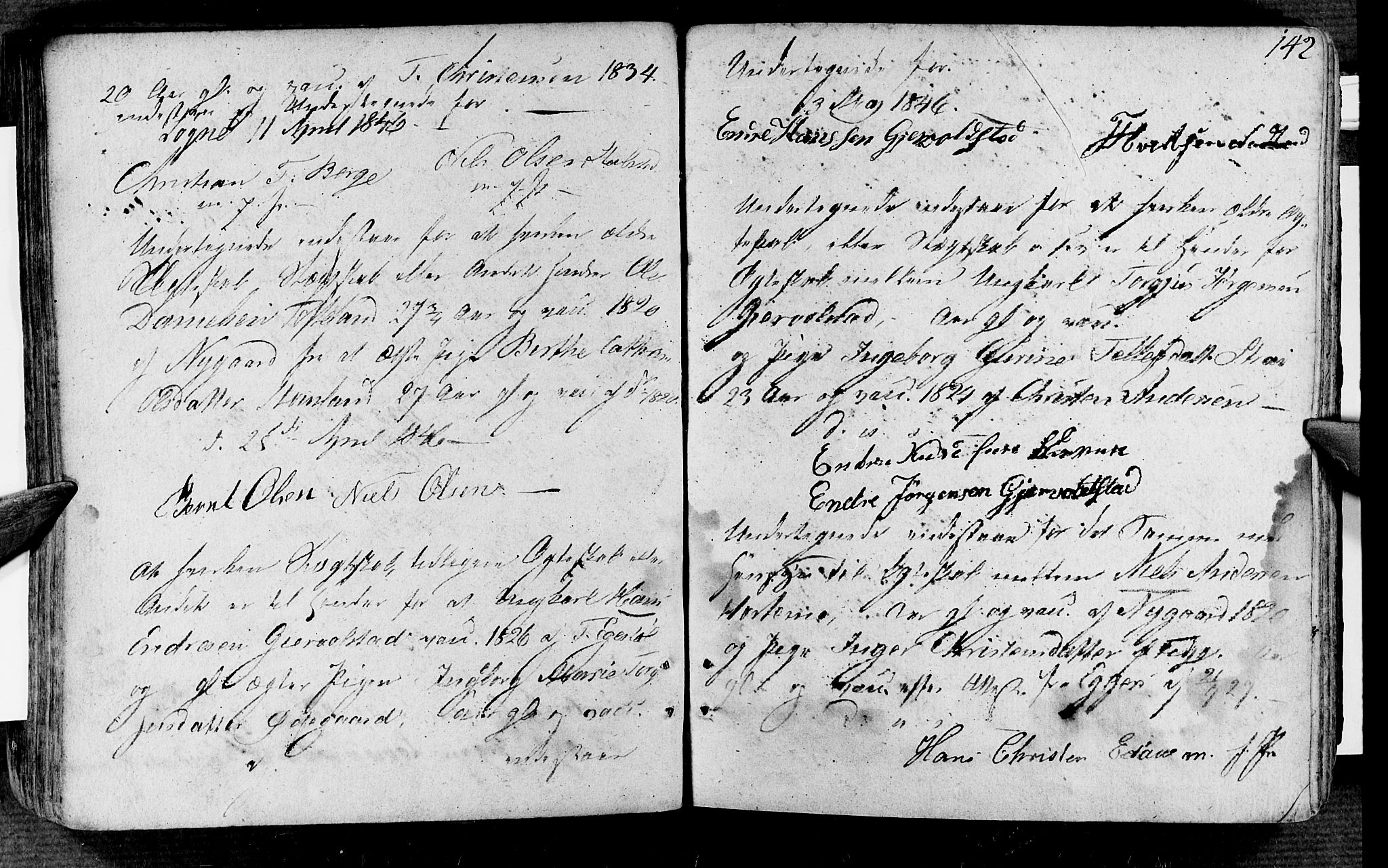Søgne sokneprestkontor, SAK/1111-0037/F/Fa/Fab/L0007: Parish register (official) no. A 7, 1791-1851, p. 142
