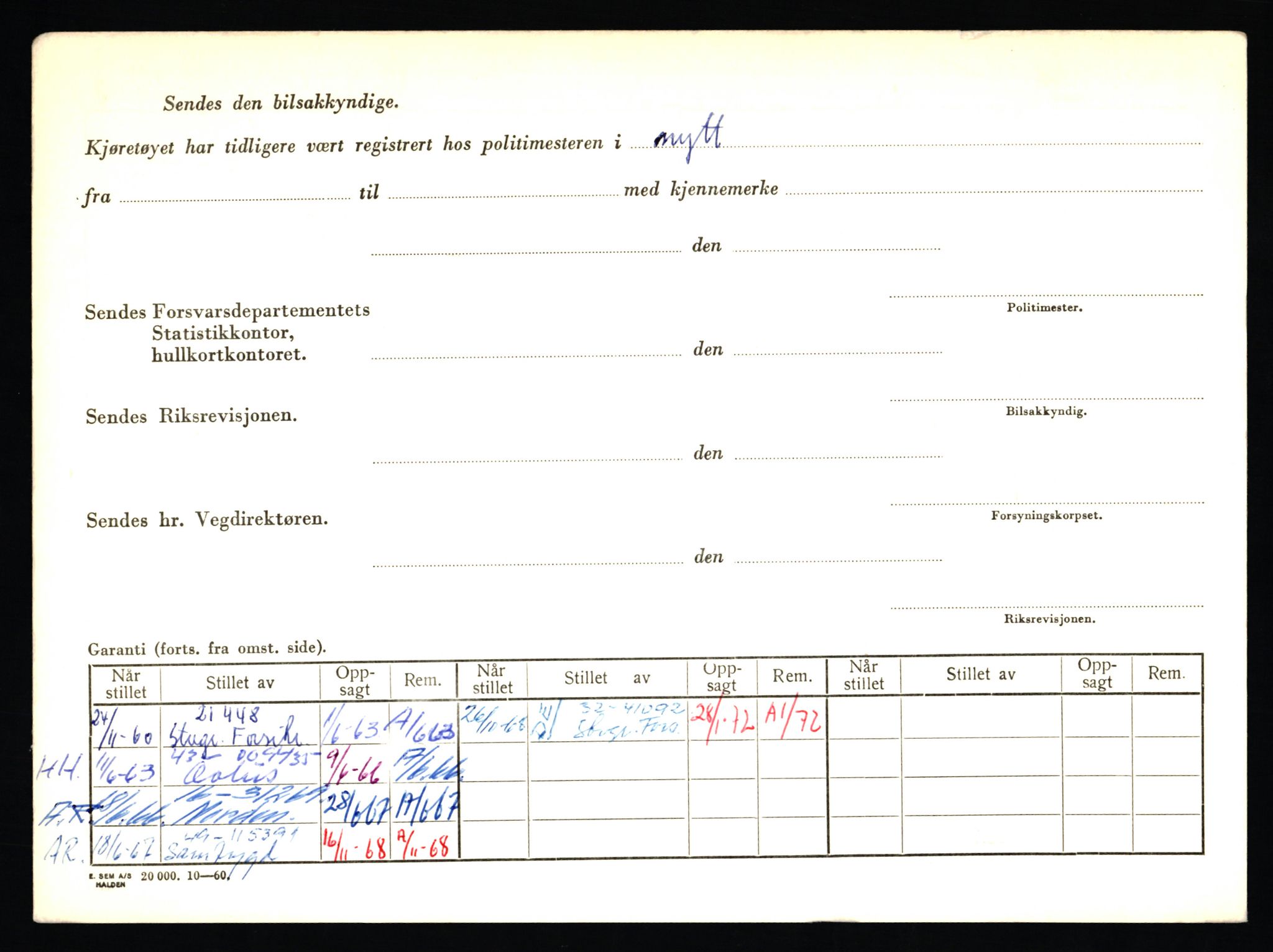 Stavanger trafikkstasjon, AV/SAST-A-101942/0/F/L0009: L-3000 - L-3349, 1930-1971, p. 40