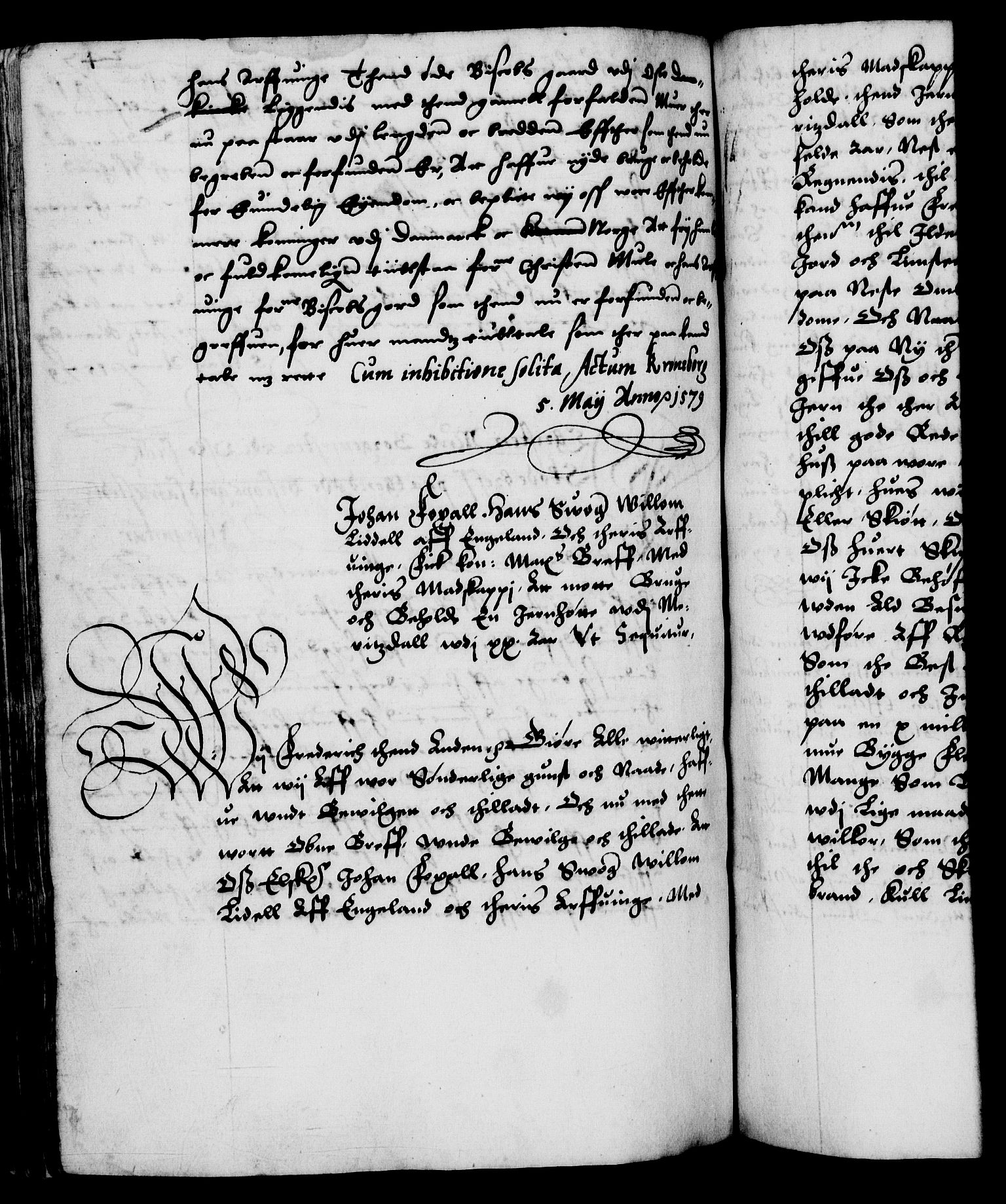 Danske Kanselli 1572-1799, RA/EA-3023/F/Fc/Fca/Fcaa/L0001: Norske registre (mikrofilm), 1572-1588, p. 247b