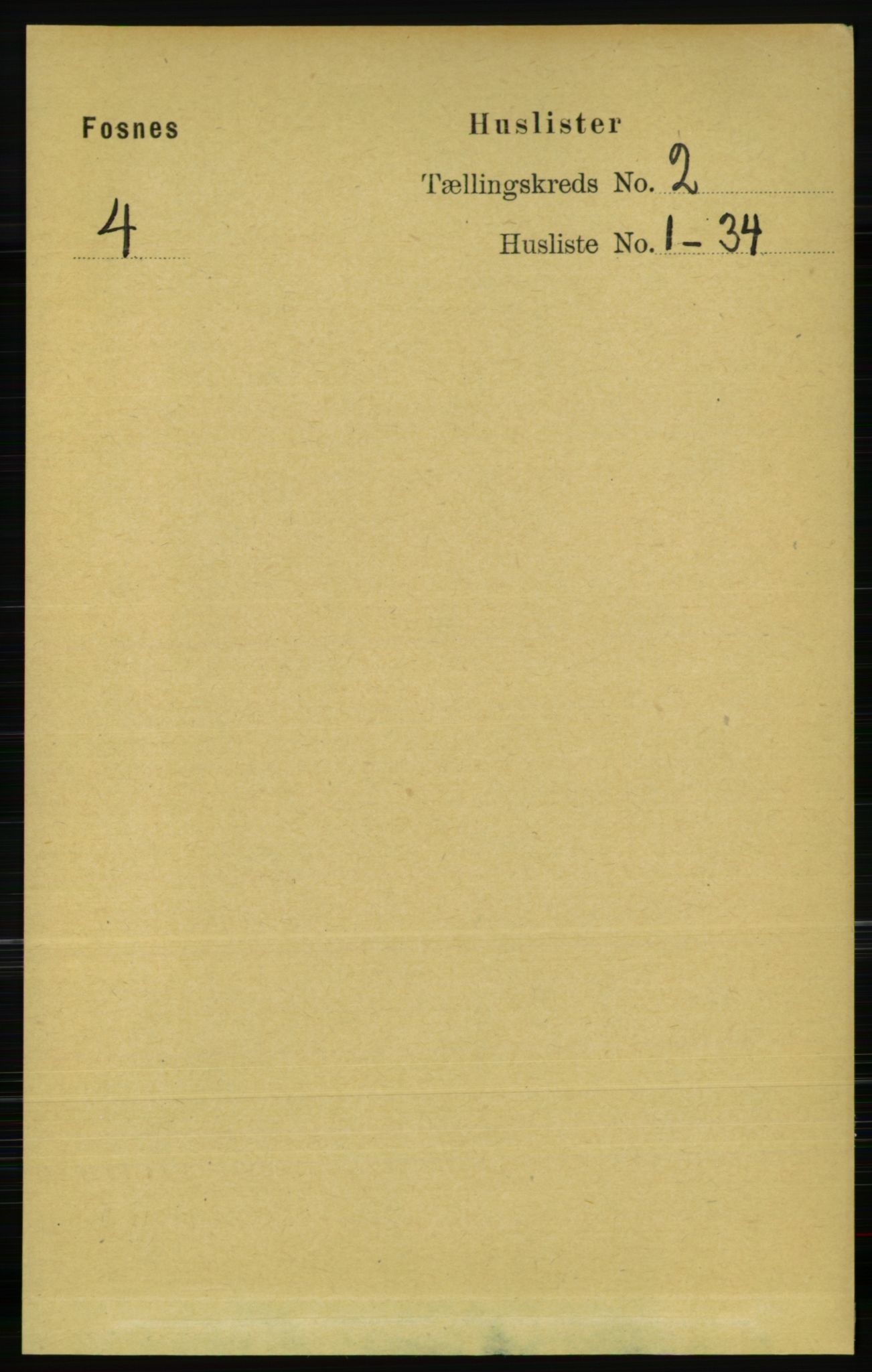 RA, 1891 census for 1748 Fosnes, 1891, p. 364