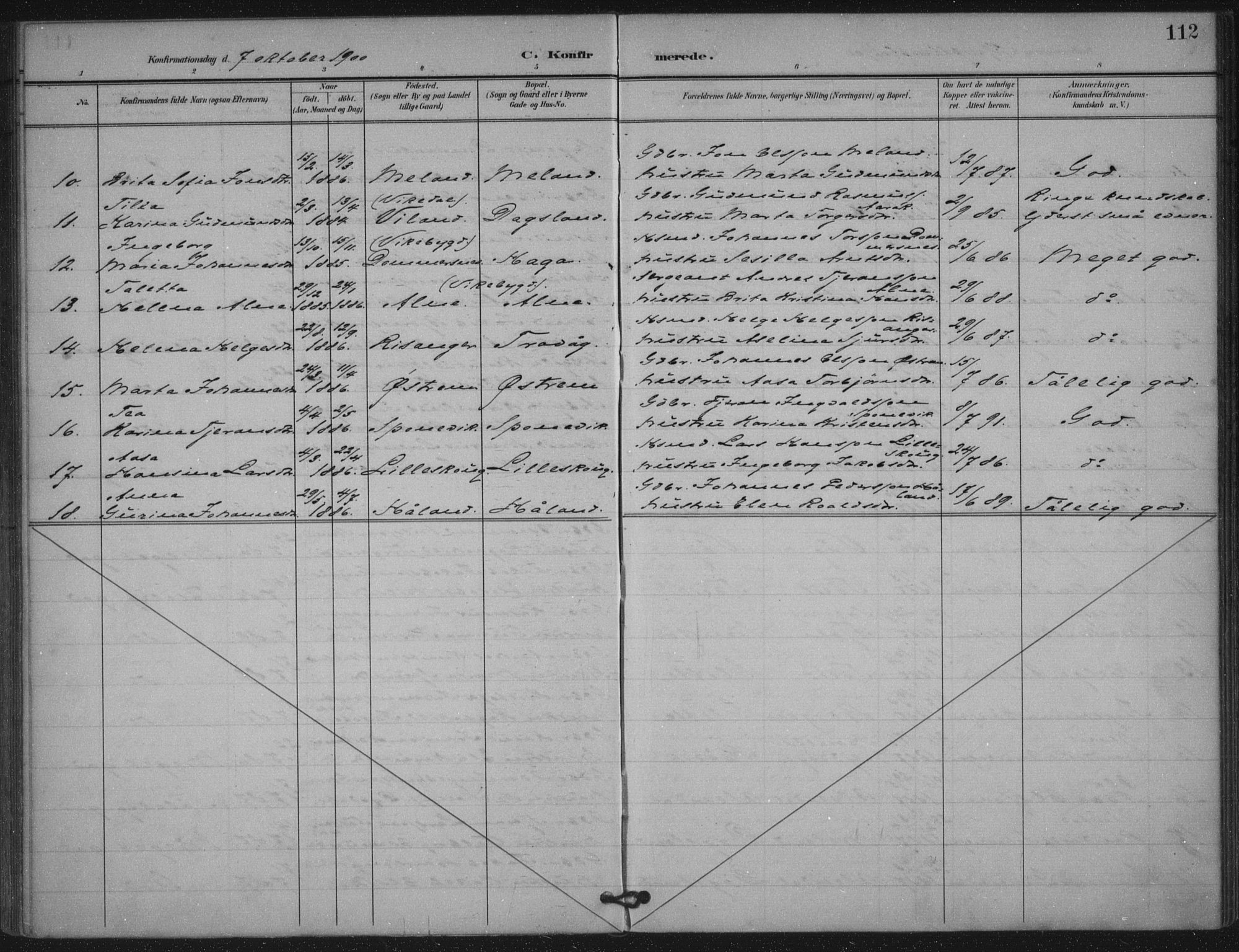 Skjold sokneprestkontor, AV/SAST-A-101847/H/Ha/Haa/L0011: Parish register (official) no. A 11, 1897-1914, p. 112