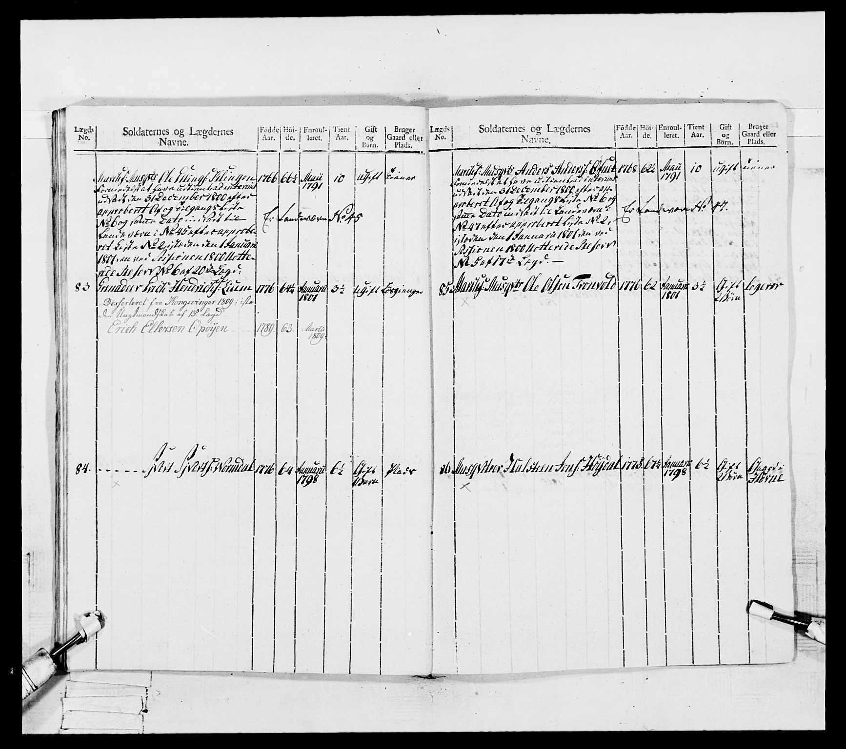 Generalitets- og kommissariatskollegiet, Det kongelige norske kommissariatskollegium, AV/RA-EA-5420/E/Eh/L0082: 2. Trondheimske nasjonale infanteriregiment, 1804, p. 30