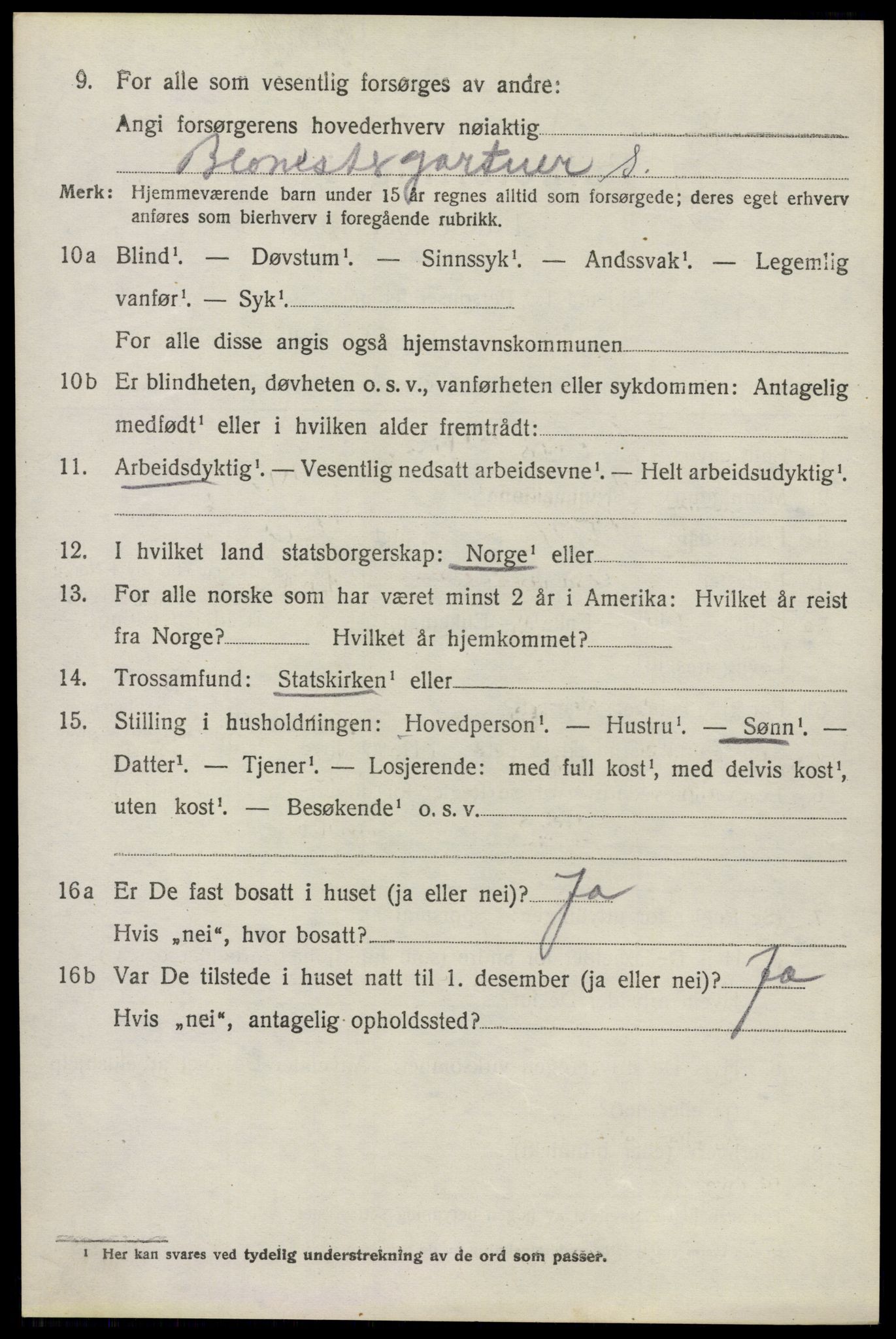 SAO, 1920 census for Bærum, 1920, p. 18923