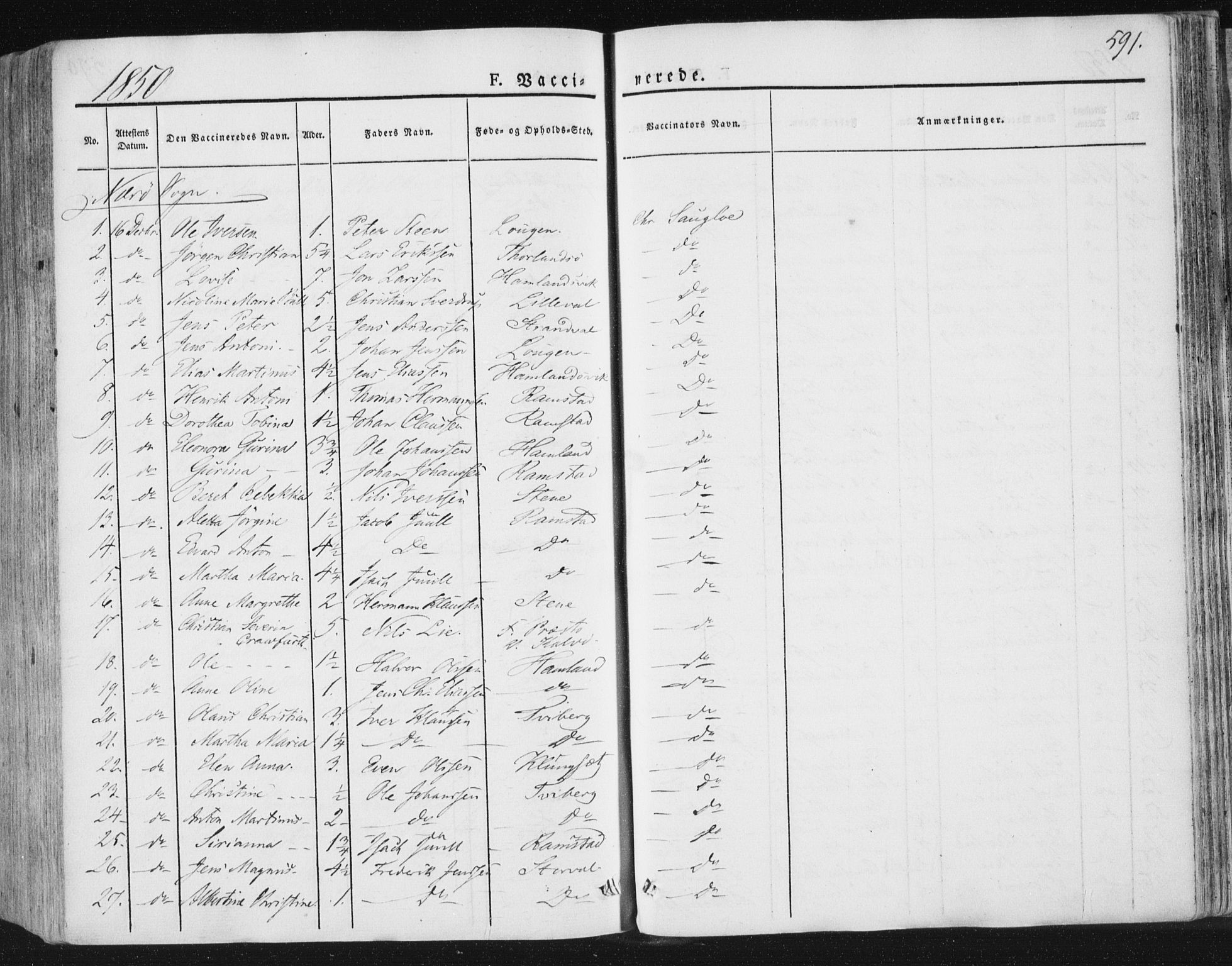 Ministerialprotokoller, klokkerbøker og fødselsregistre - Nord-Trøndelag, SAT/A-1458/784/L0669: Parish register (official) no. 784A04, 1829-1859, p. 591