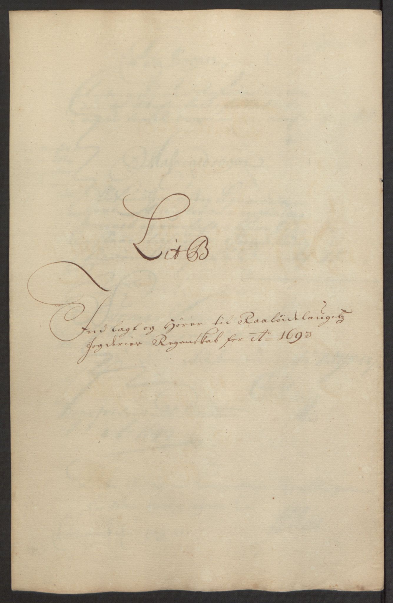 Rentekammeret inntil 1814, Reviderte regnskaper, Fogderegnskap, AV/RA-EA-4092/R40/L2444: Fogderegnskap Råbyggelag, 1693-1696, p. 24