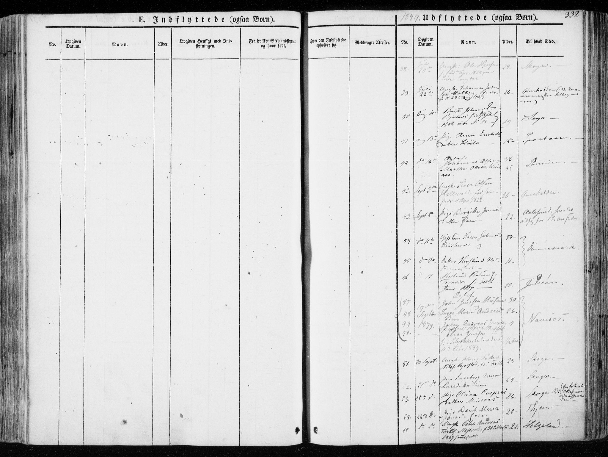 Ministerialprotokoller, klokkerbøker og fødselsregistre - Nord-Trøndelag, SAT/A-1458/723/L0239: Parish register (official) no. 723A08, 1841-1851, p. 332