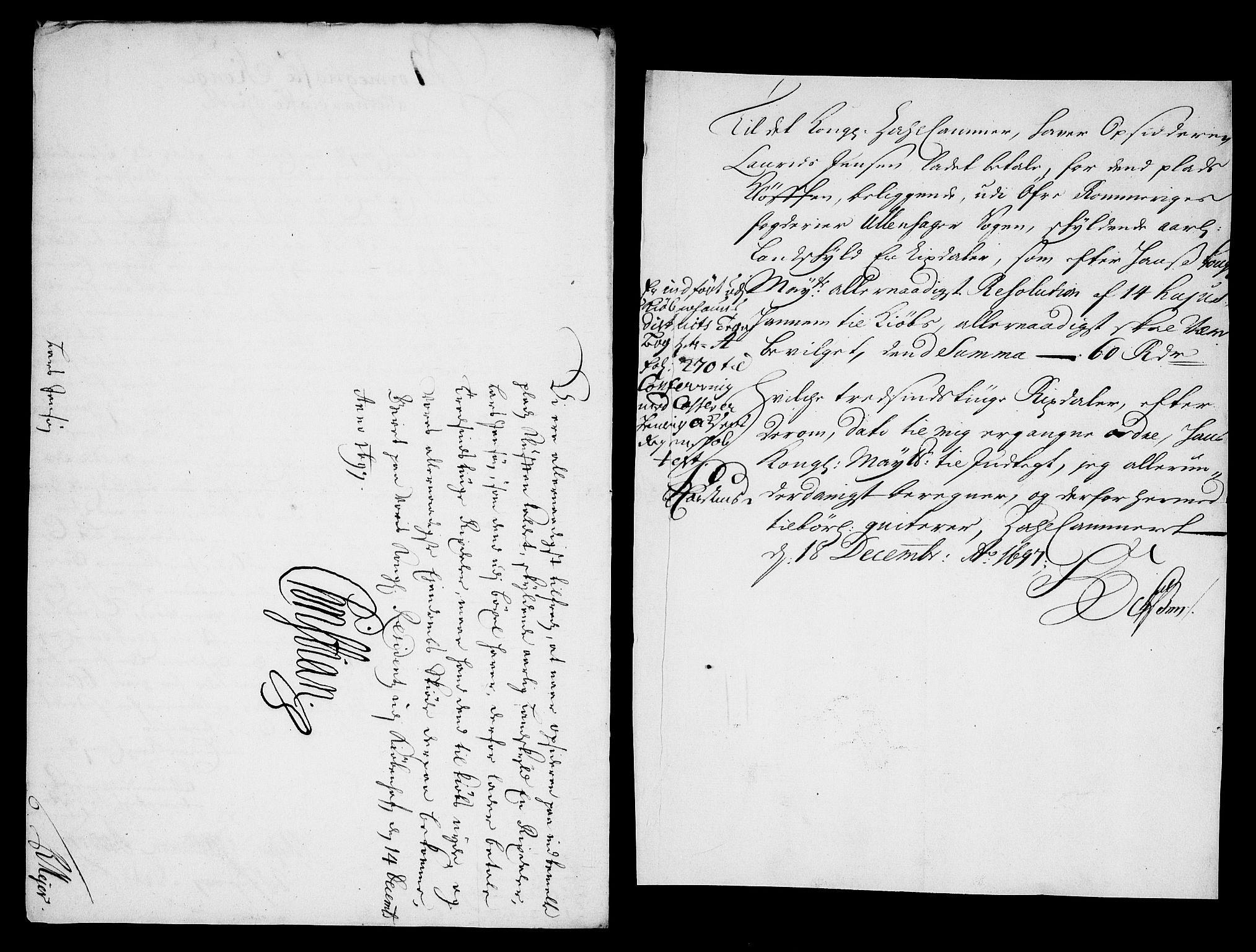Rentekammeret inntil 1814, Realistisk ordnet avdeling, RA/EA-4070/On/L0013: [Jj 14]: Forskjellige dokumenter om krongodset i Norge, 1672-1722, p. 339