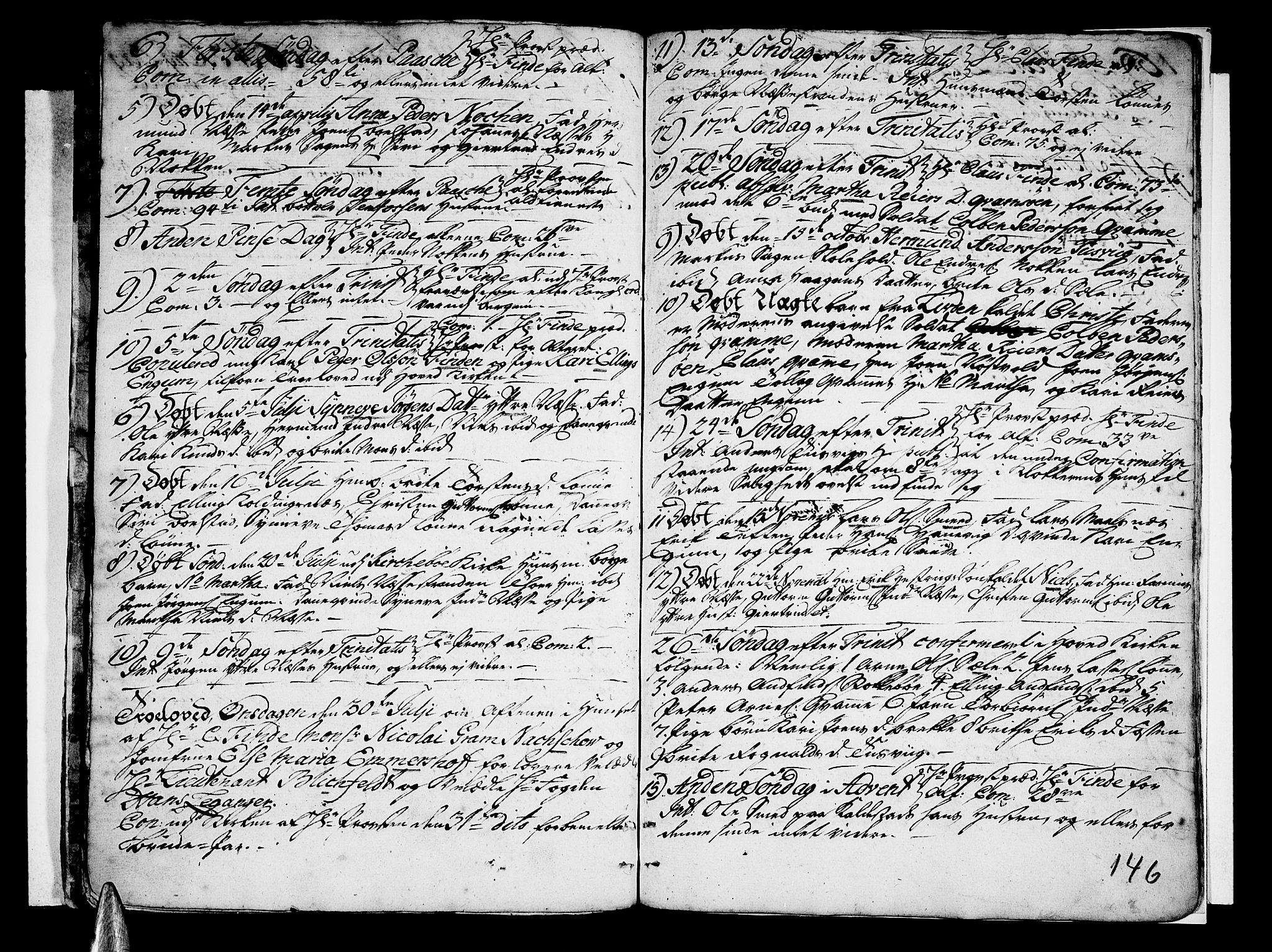 Vik sokneprestembete, SAB/A-81501: Parish register (official) no. A 3 /4, 1755-1771, p. 146
