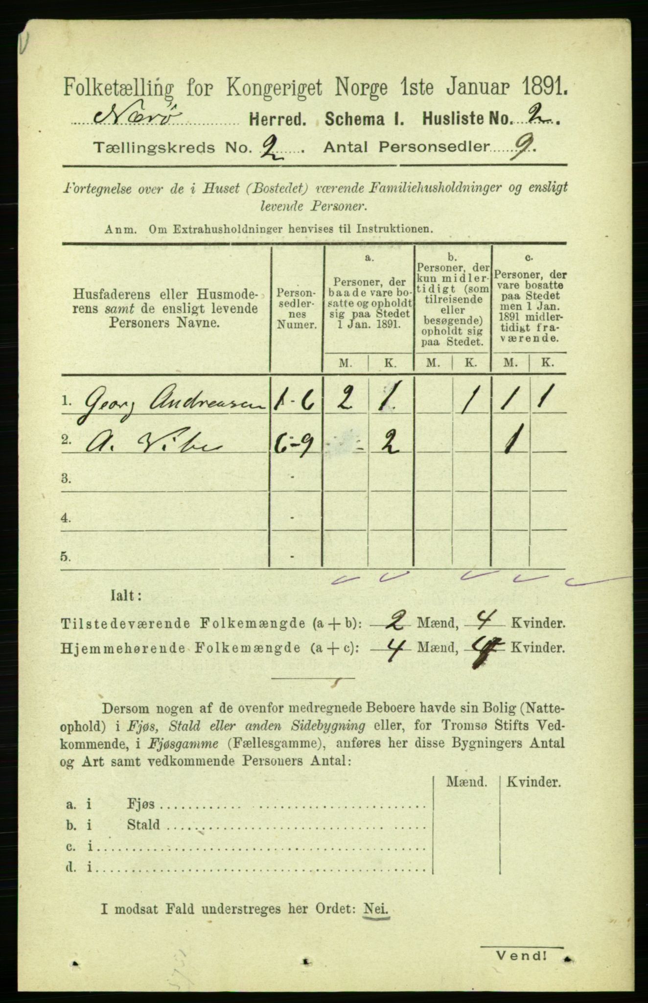 RA, 1891 census for 1751 Nærøy, 1891, p. 549