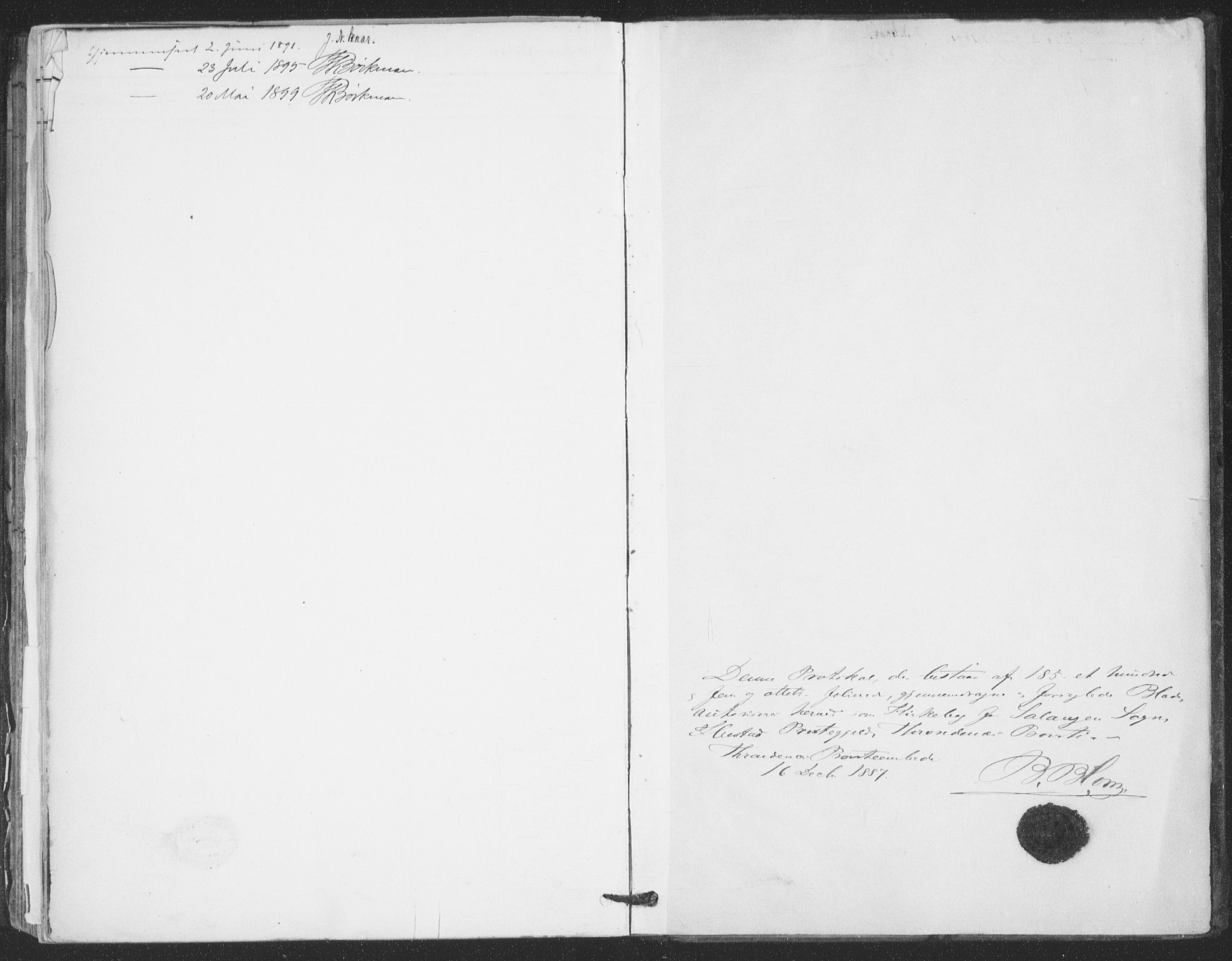 Ibestad sokneprestembete, SATØ/S-0077/H/Ha/Haa/L0015kirke: Parish register (official) no. 15, 1888-1899