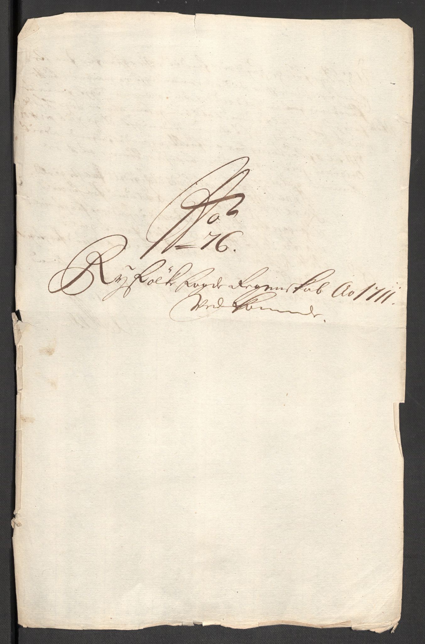 Rentekammeret inntil 1814, Reviderte regnskaper, Fogderegnskap, AV/RA-EA-4092/R47/L2864: Fogderegnskap Ryfylke, 1711, p. 132