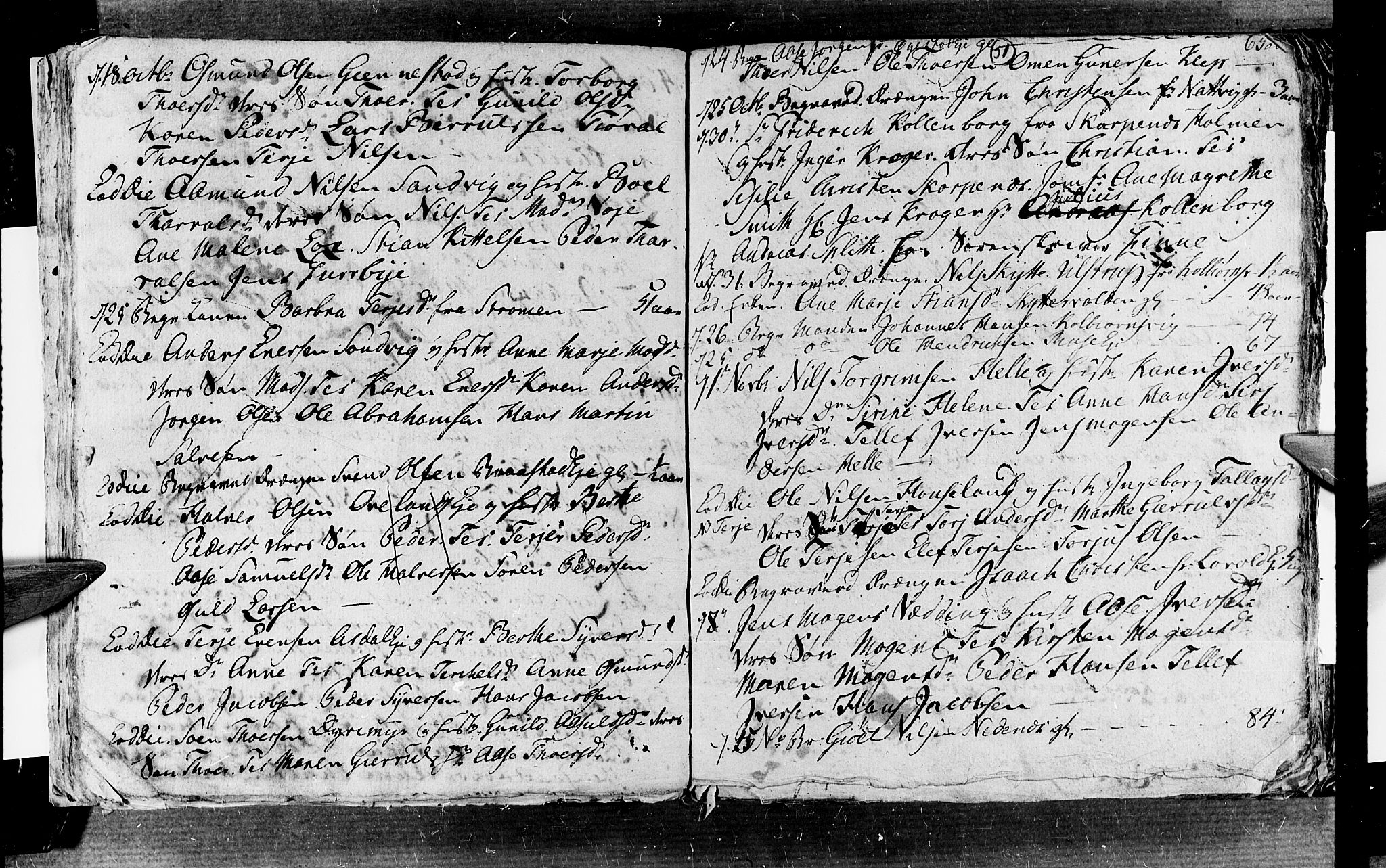 Øyestad sokneprestkontor, SAK/1111-0049/F/Fb/L0002: Parish register (copy) no. B 2, 1795-1807, p. 51