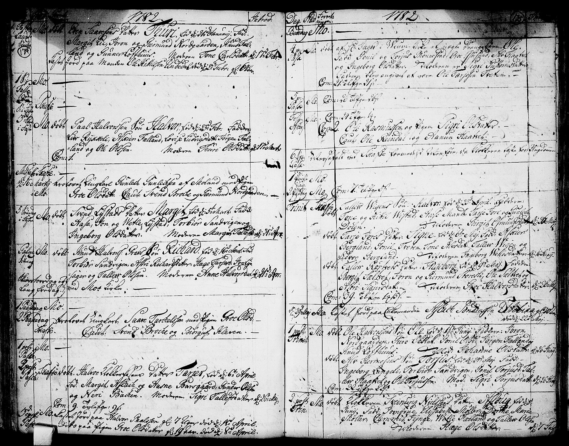 Mo kirkebøker, AV/SAKO-A-286/F/Fa/L0002: Parish register (official) no. I 2, 1766-1799, p. 134-135