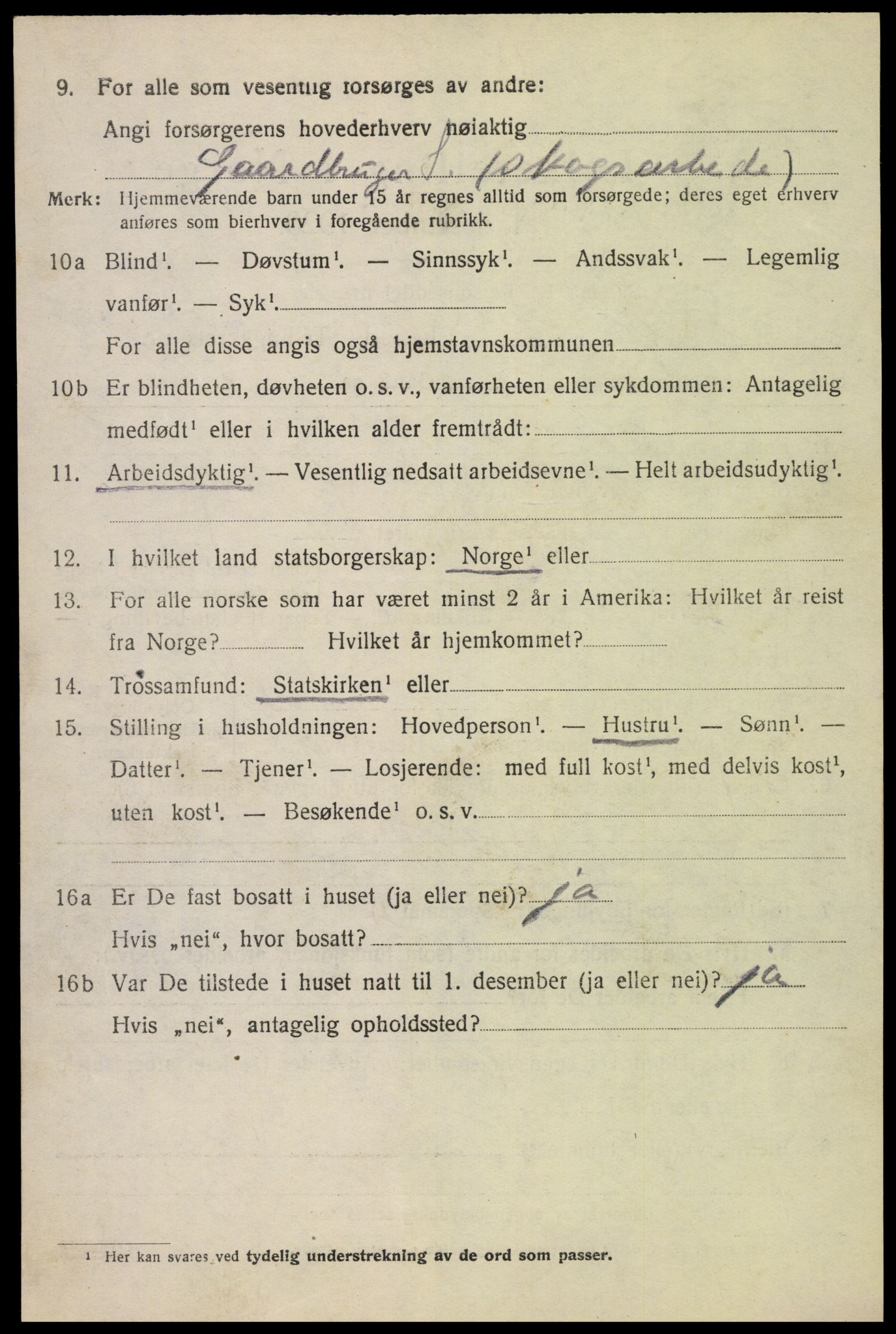 SAH, 1920 census for Stange, 1920, p. 19746