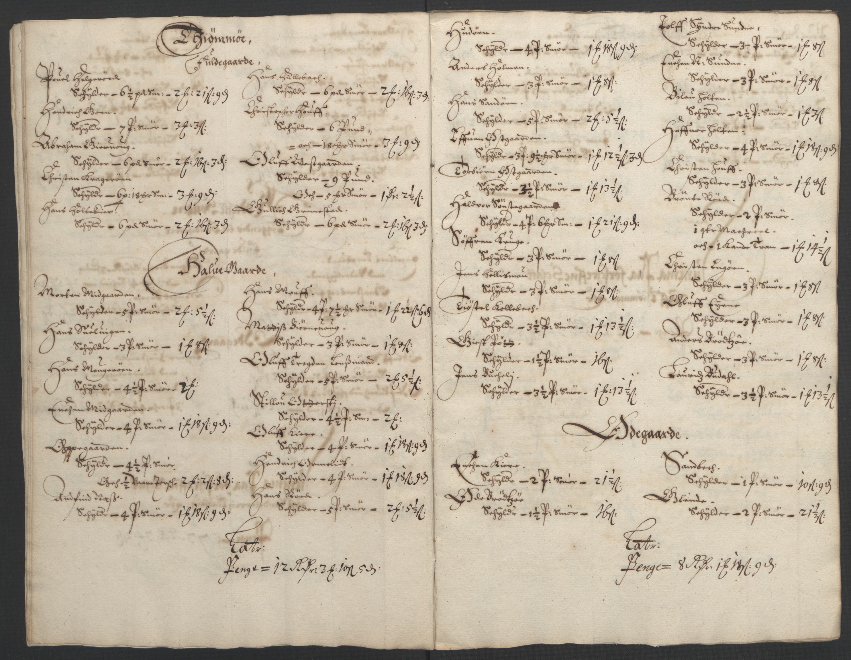 Rentekammeret inntil 1814, Reviderte regnskaper, Fogderegnskap, AV/RA-EA-4092/R33/L1965: Fogderegnskap Larvik grevskap, 1669-1670, p. 61