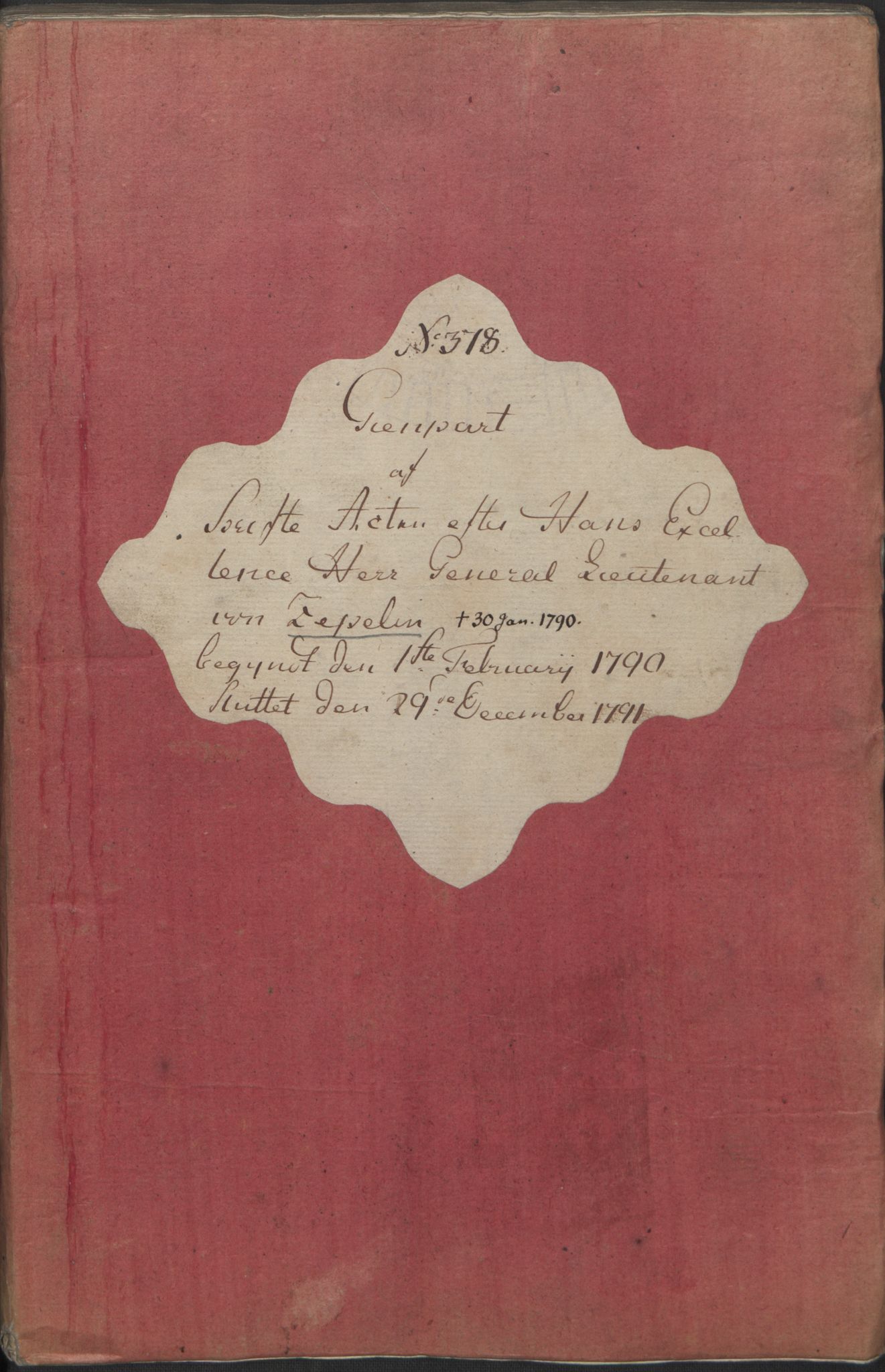 Forsvaret, Generalauditøren, RA/RAFA-1772/F/Fj/Fja/L0038: --, 1744-1821, p. 283