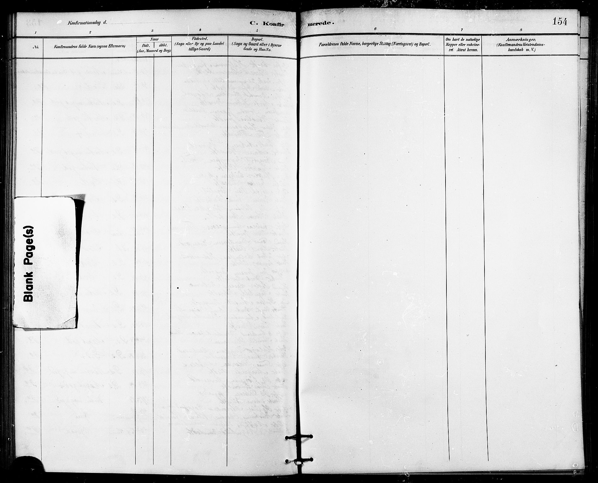 Målselv sokneprestembete, AV/SATØ-S-1311/G/Ga/Gab/L0004klokker: Parish register (copy) no. 4, 1885-1901, p. 154